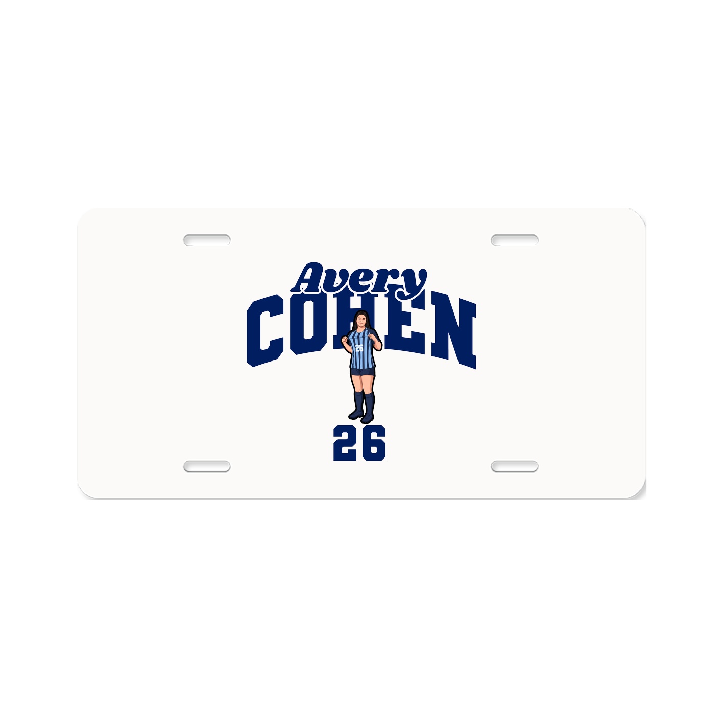 License Plate — Signature Arch in Classic