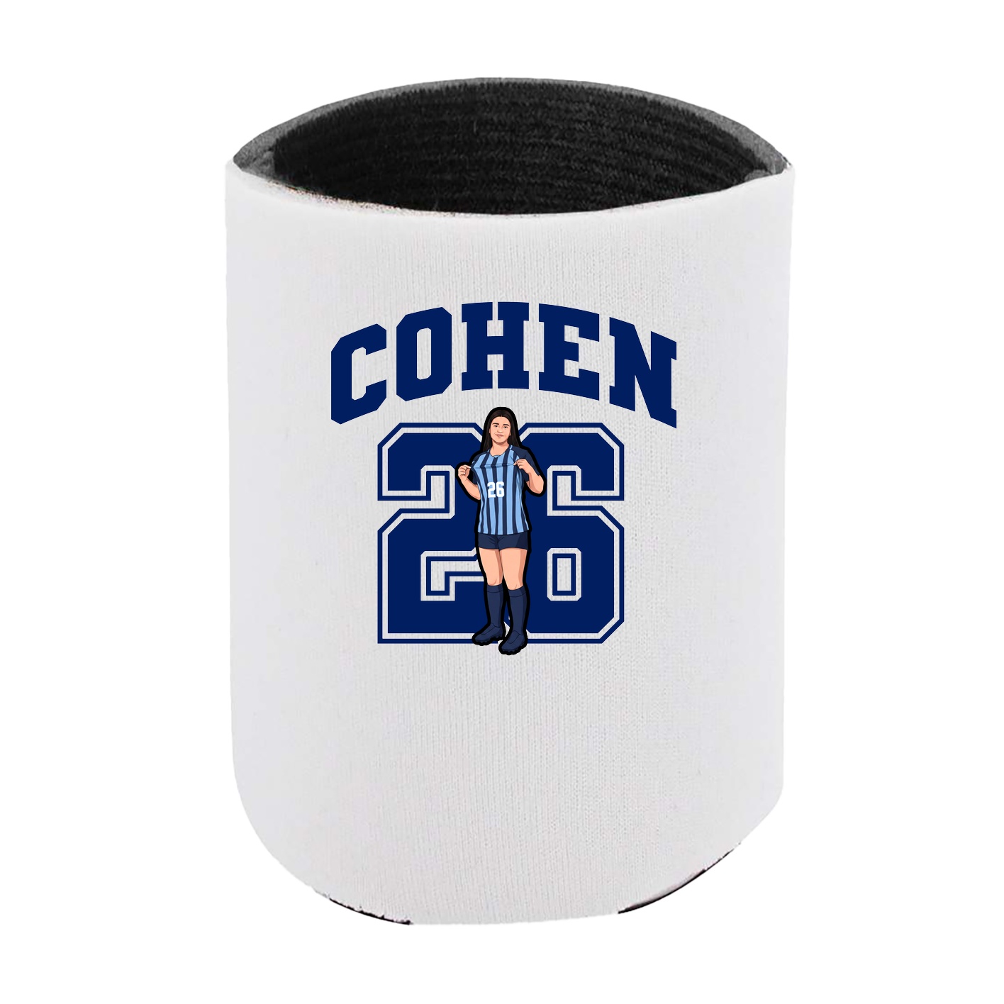 Can Holder — Number in White