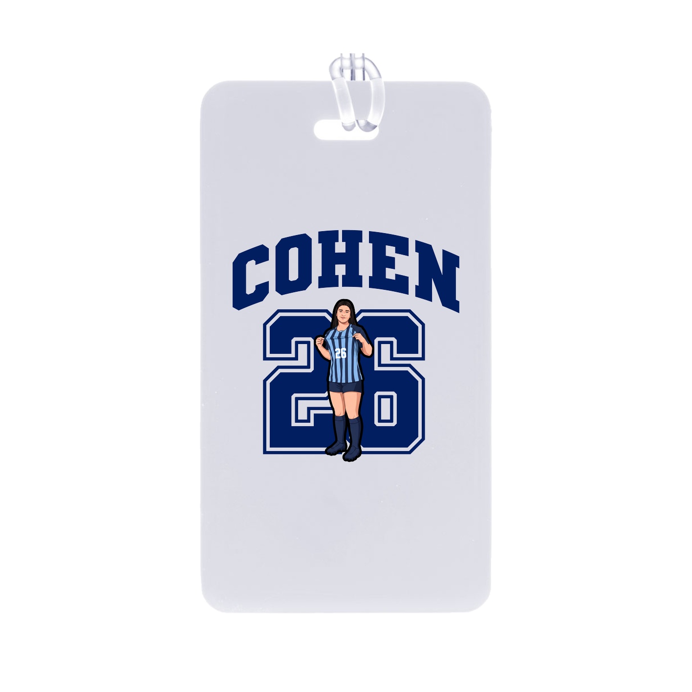 Bag Tag — Number in Classic