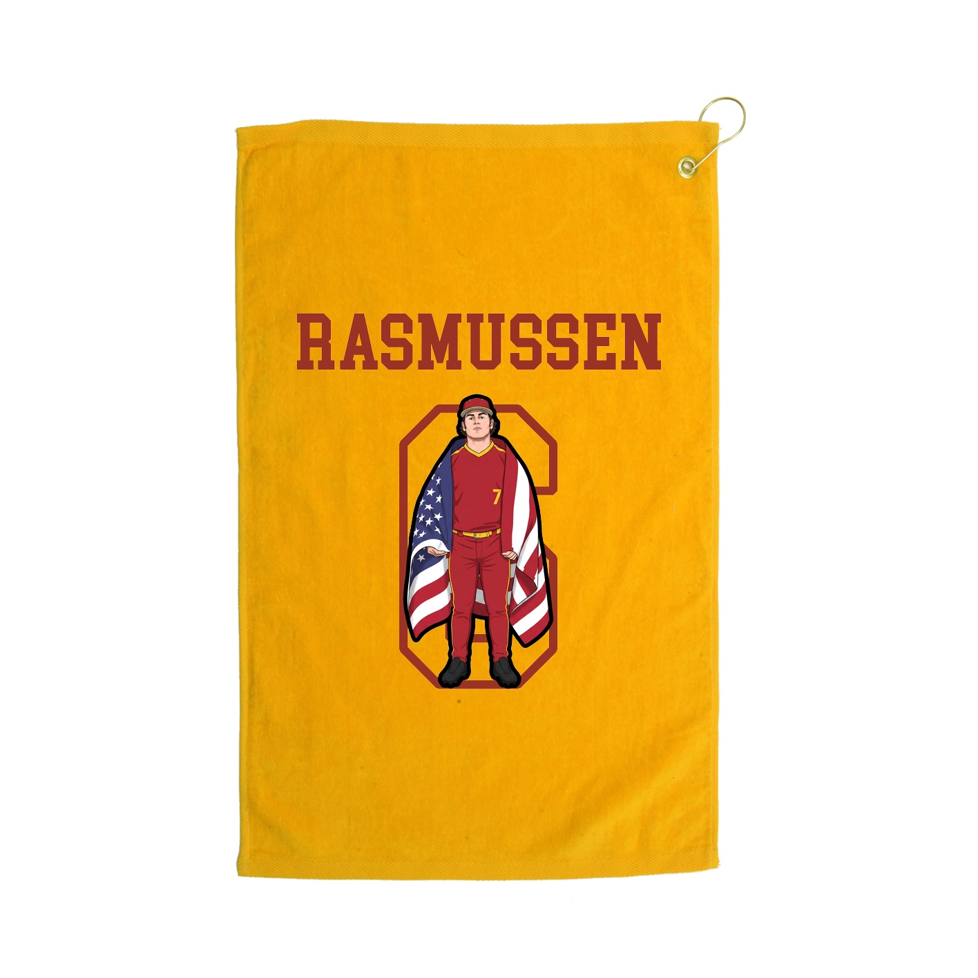 Golf Towel — Shirsey in Gold