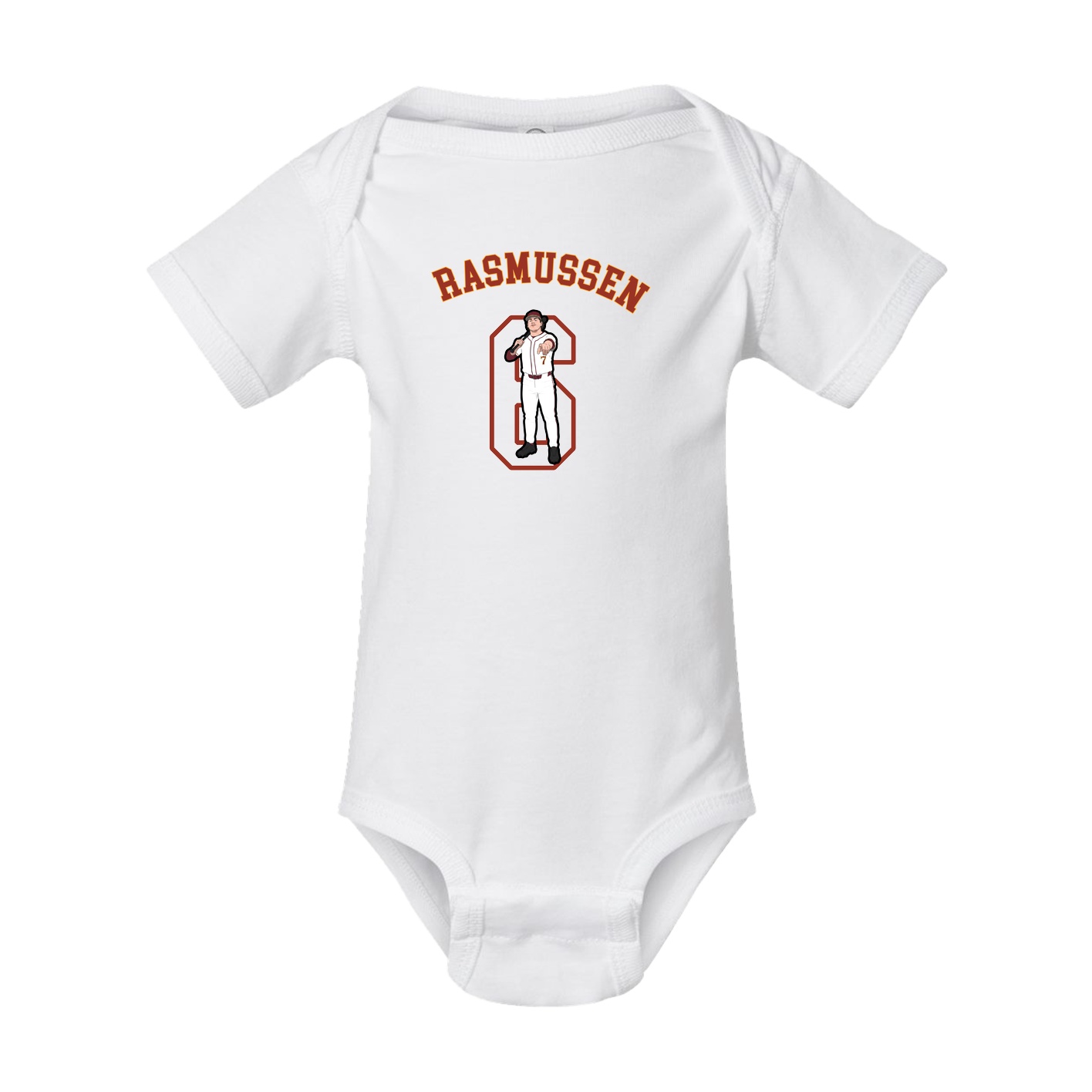 Baby Onesie — Shirsey Arch in White