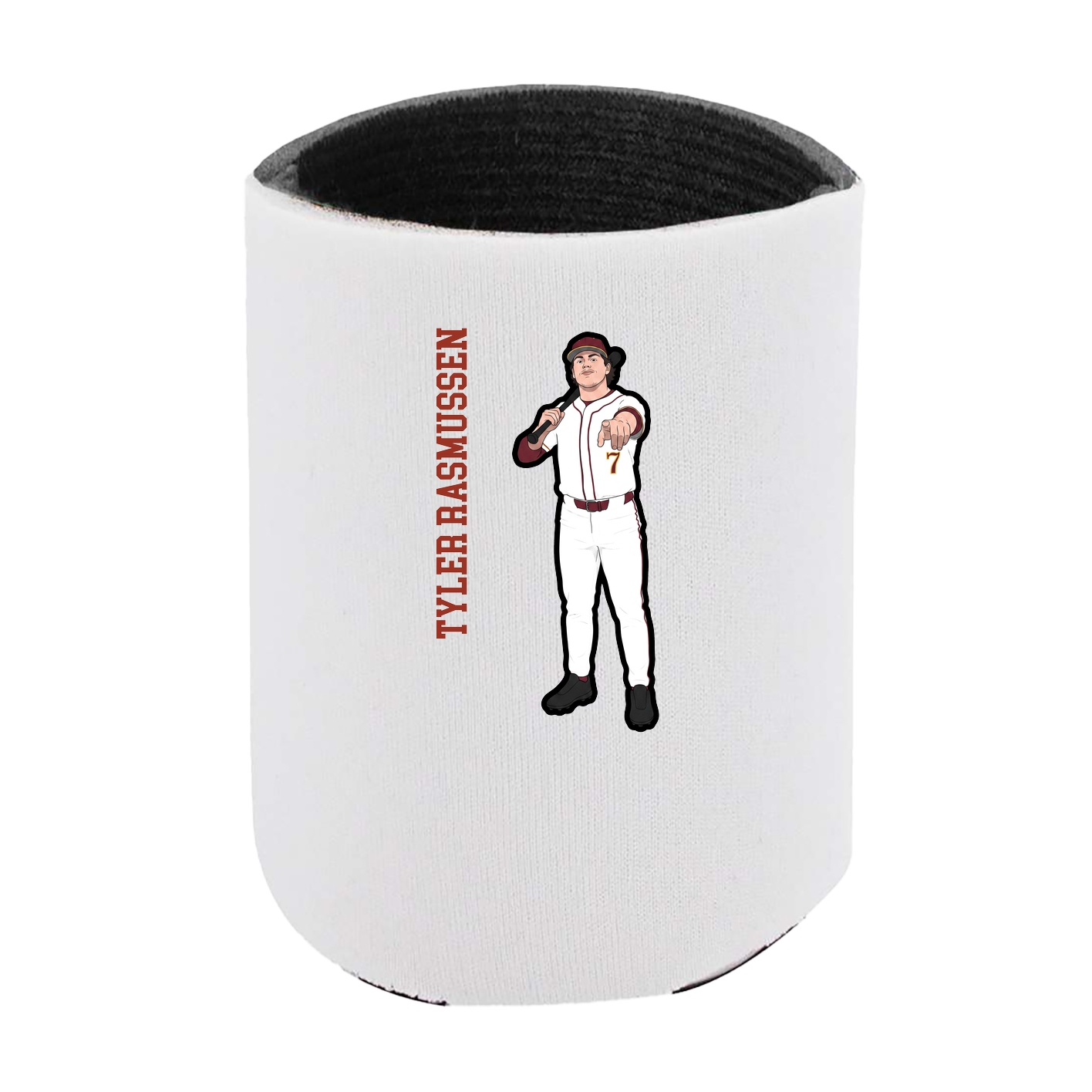 Can Holder — Name Vertical in White