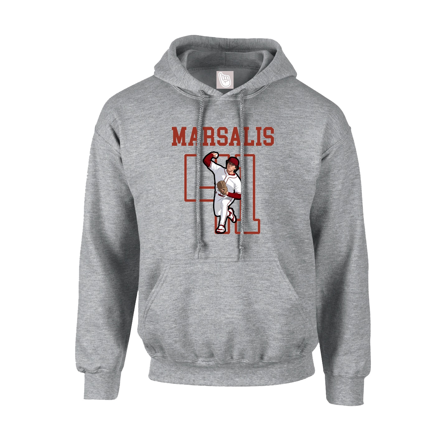 Hoodie — Shirsey in Grey