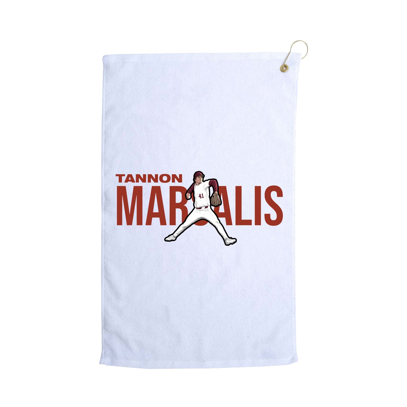 Golf Towel — Player Name in White