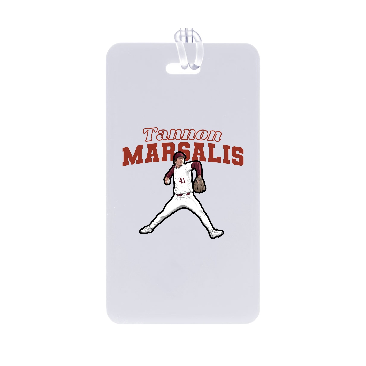 Bag Tag — Name Arch in Classic