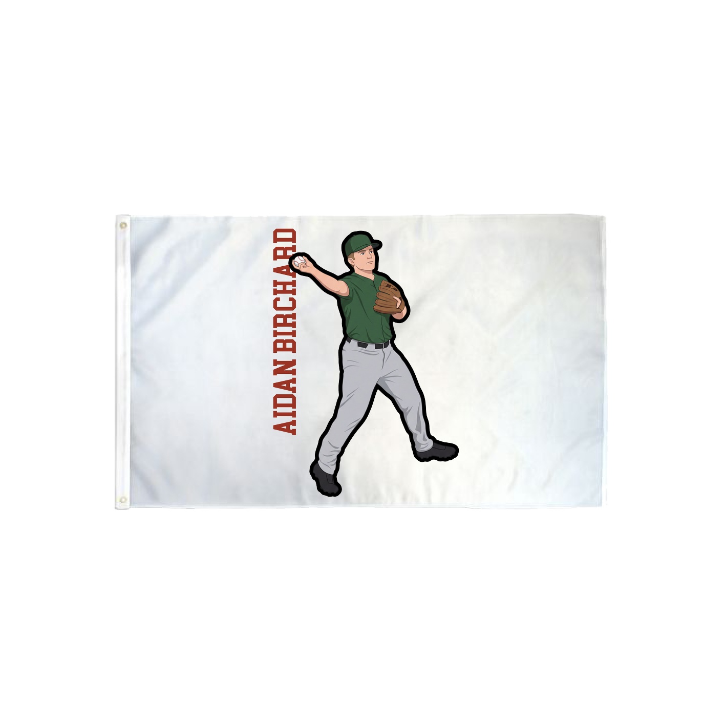 3x5 Flag — Name Vertical in Classic