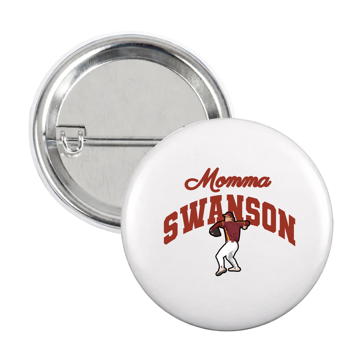 Game Day Button — Mothers Day Arch in White