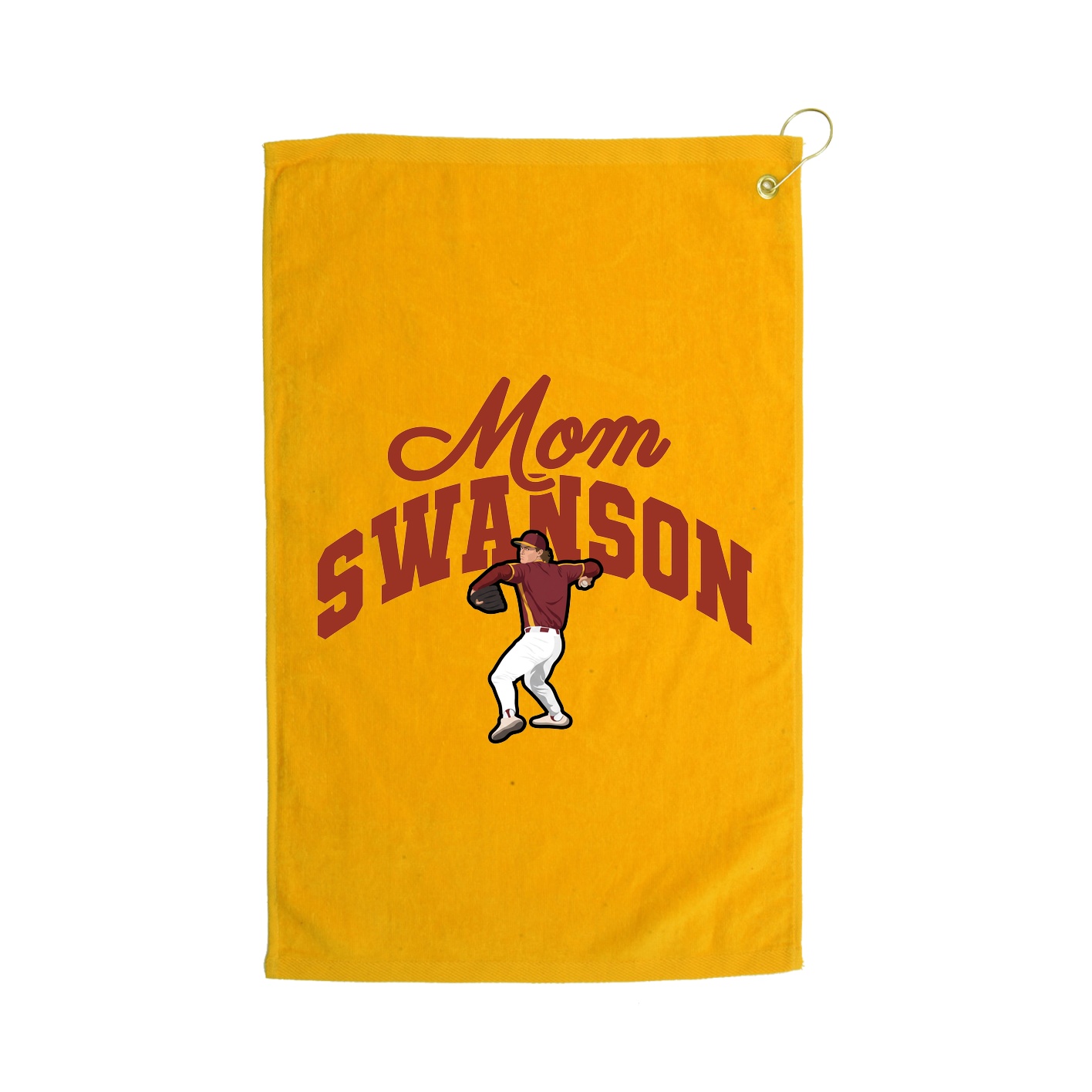 Golf Towel — Mothers Day Arch in Gold