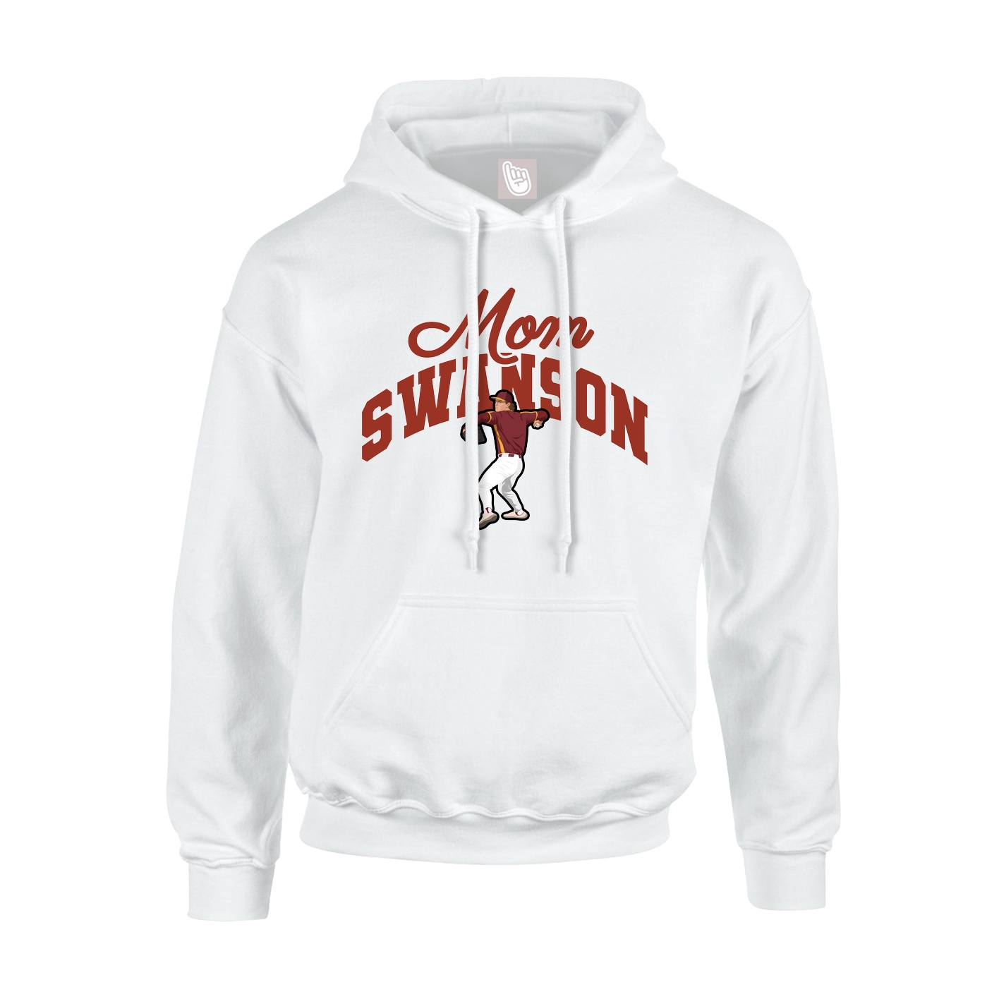 Hoodie — Mothers Day Arch in White