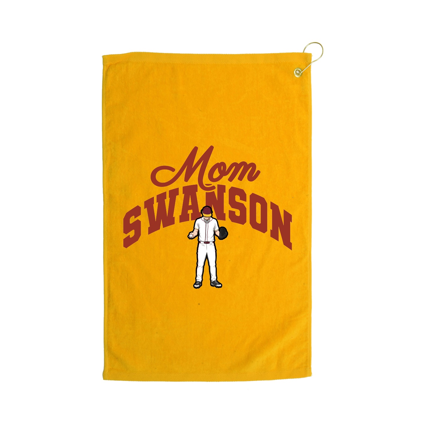Golf Towel — Mothers Day Arch in Gold