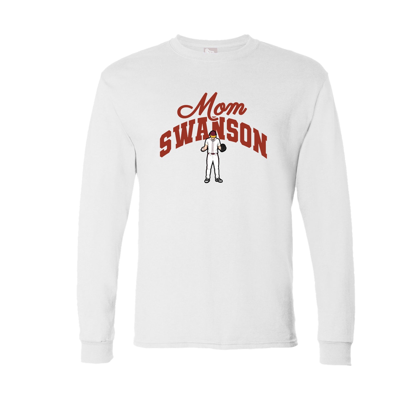 Long Sleeve Tee — Mothers Day Arch in White