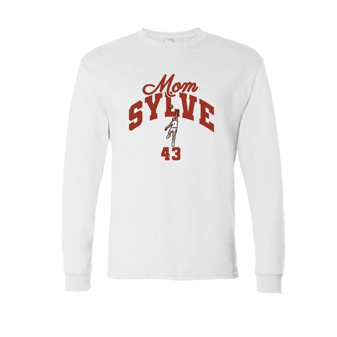 Long Sleeve Tee — Mothers Day Arch in White