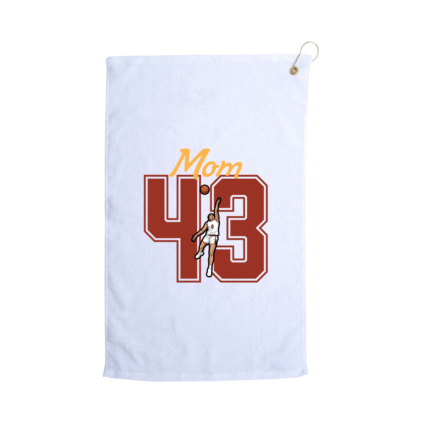 Golf Towel — Mothers Day Shirsey in White