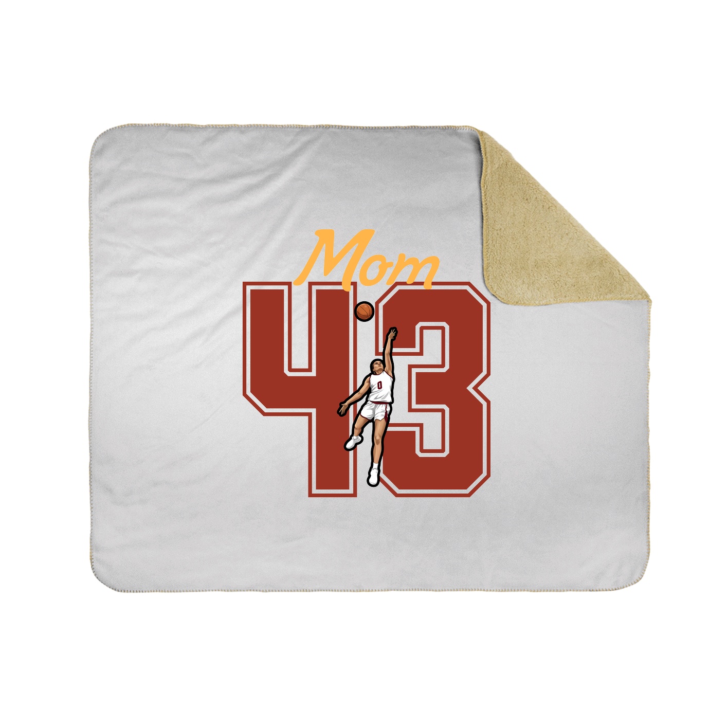 Throw Blanket — Mothers Day Shirsey in White