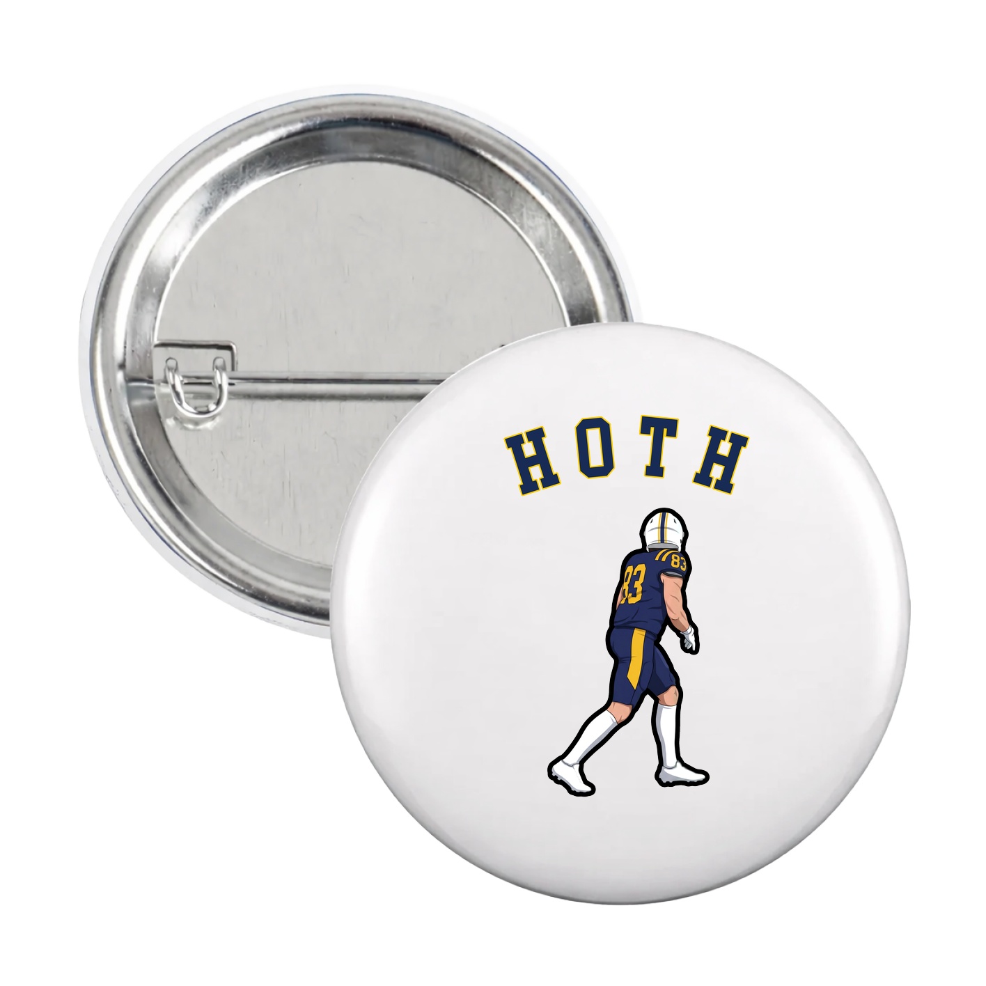 Game Day Button — Shirsey Arch in White
