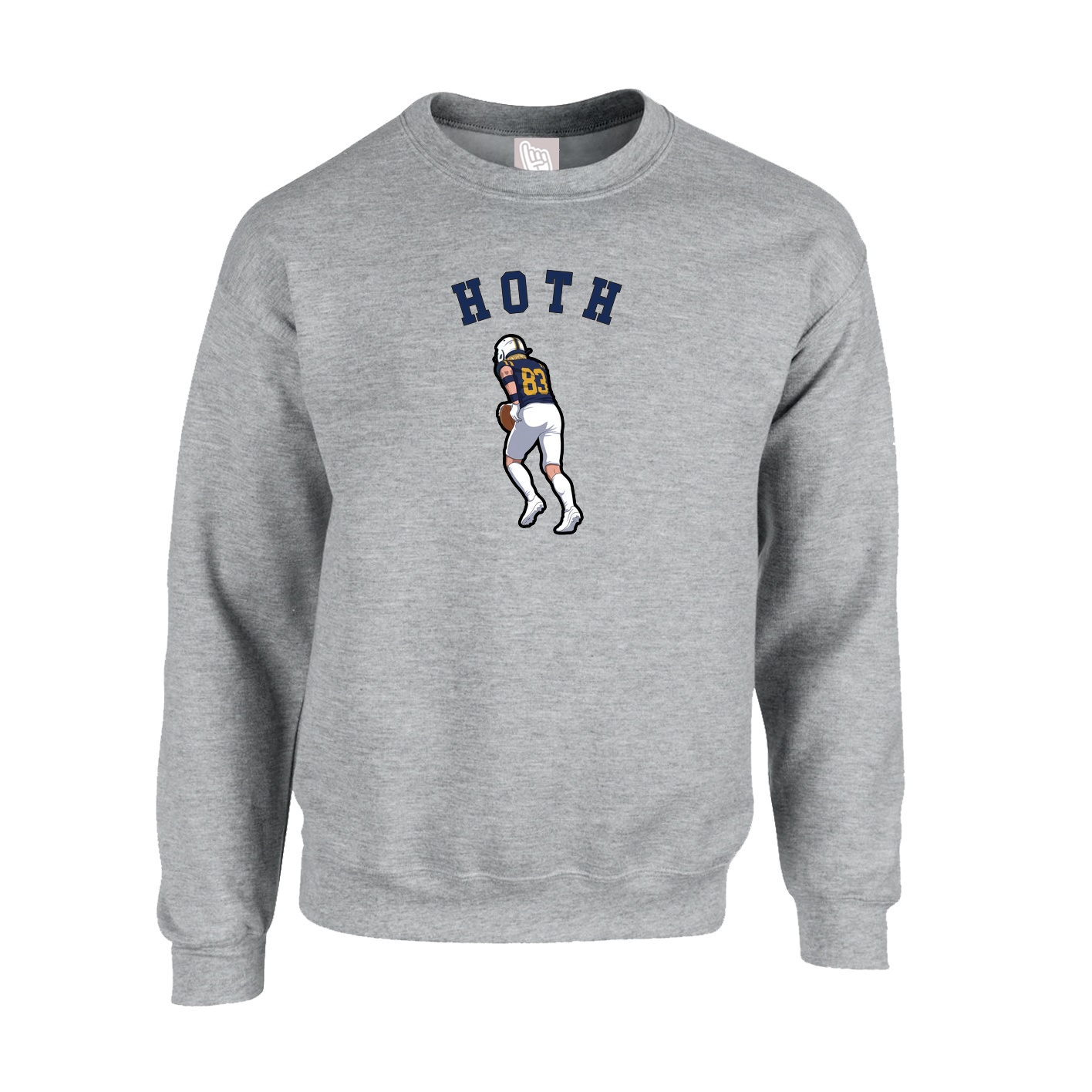 Fleece Crew — Shirsey Arch in Grey