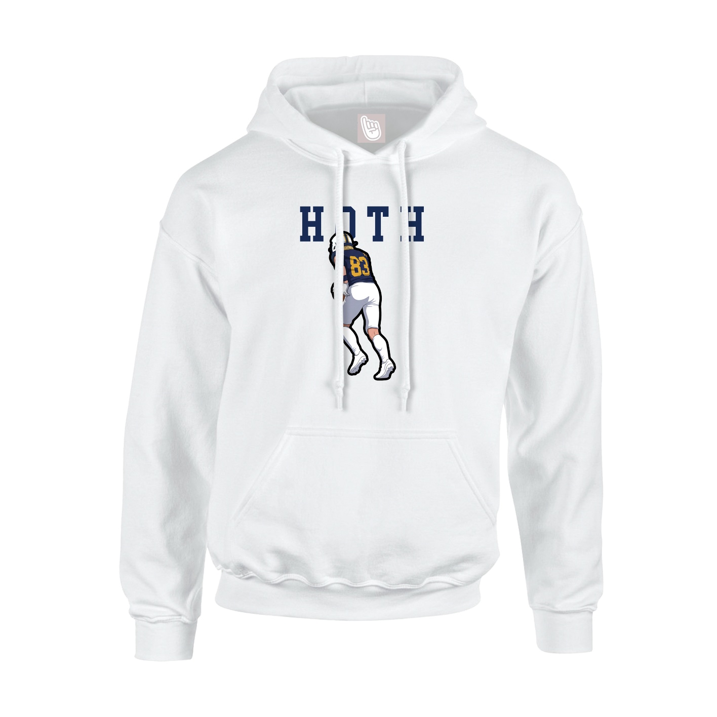 Hoodie — Shirsey in White