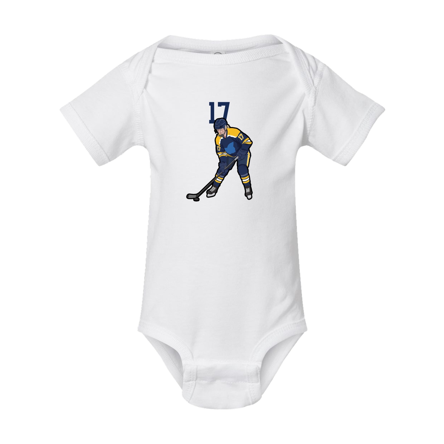 Baby Onesie — Number Top in White