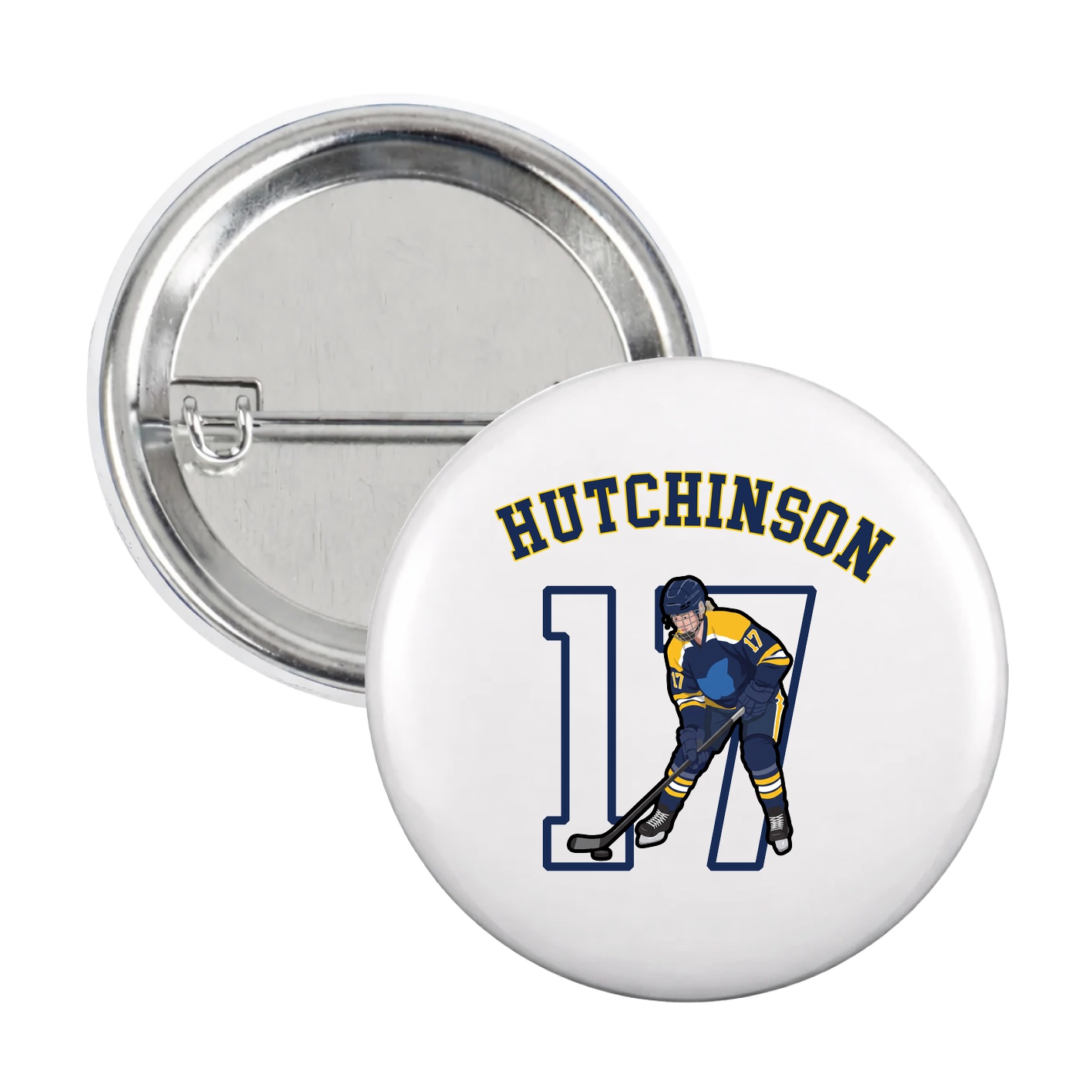 Game Day Button — Shirsey Arch in White