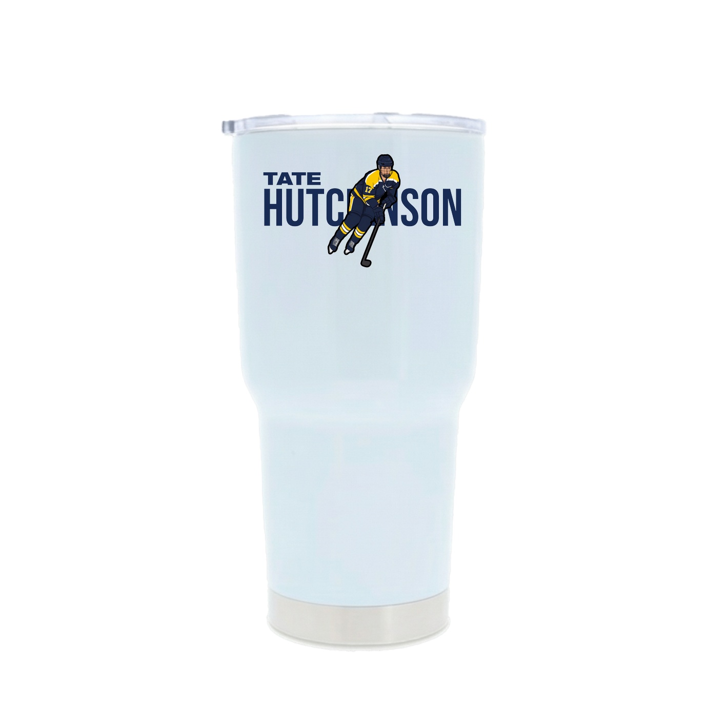 30oz Stainless Steel Tumbler — Player Name in White