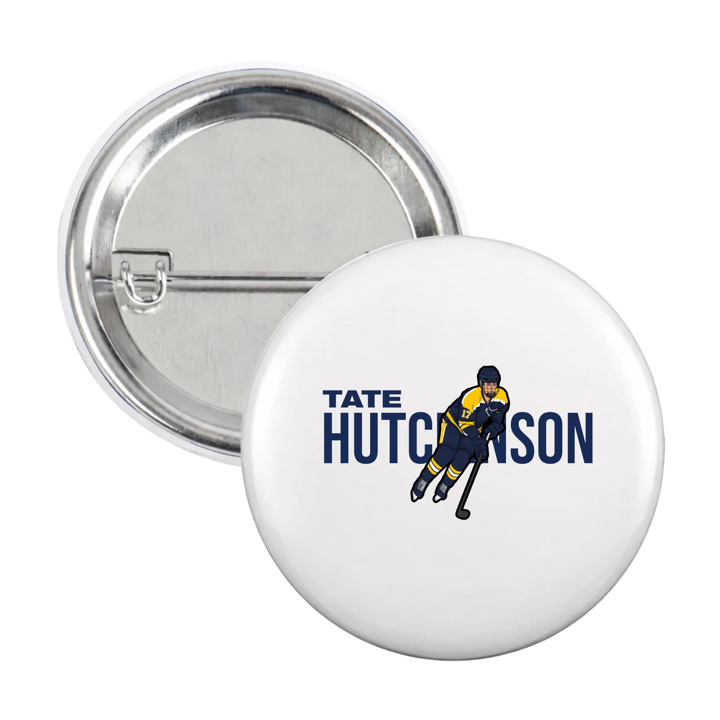 Game Day Button — Player Name in White
