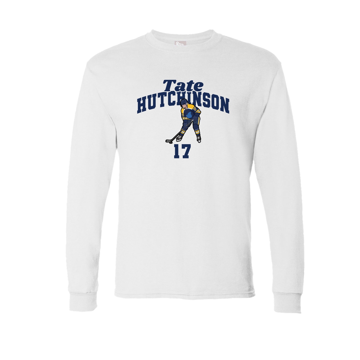 Long Sleeve Tee — Signature Arch in White