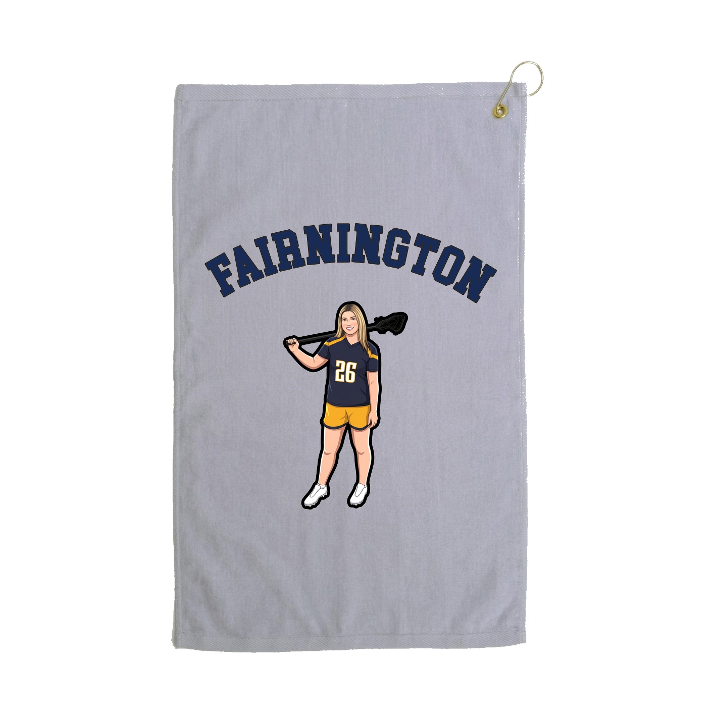 Golf Towel — Shirsey Arch in Grey