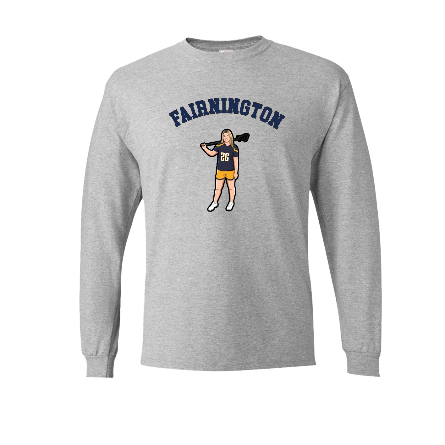 Long Sleeve Tee — Shirsey Arch in Grey