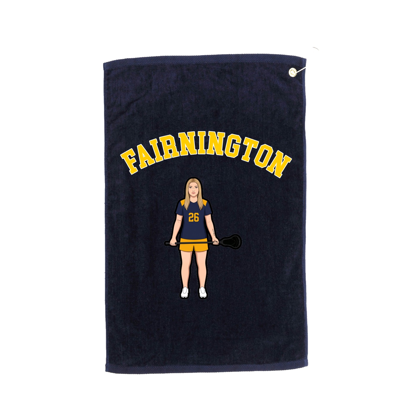 Golf Towel — Shirsey Arch in Navy