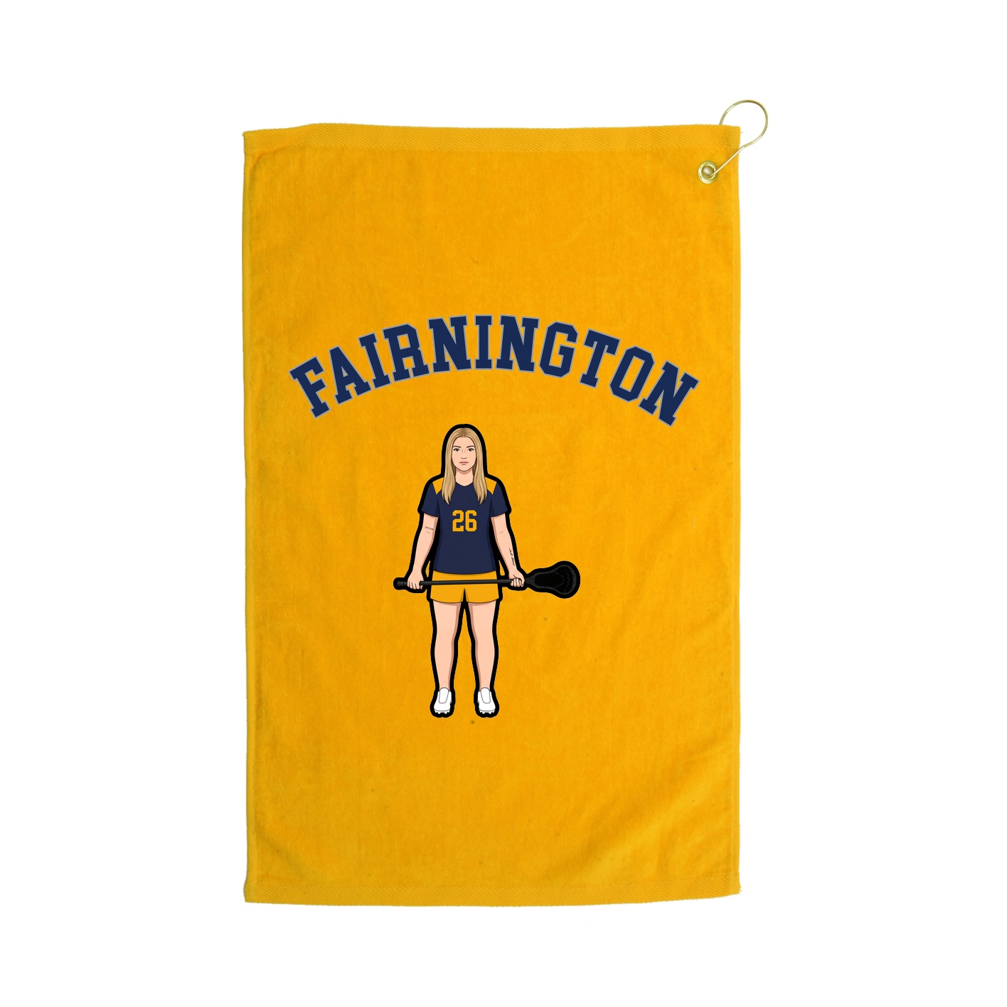 Golf Towel — Shirsey Arch in Gold