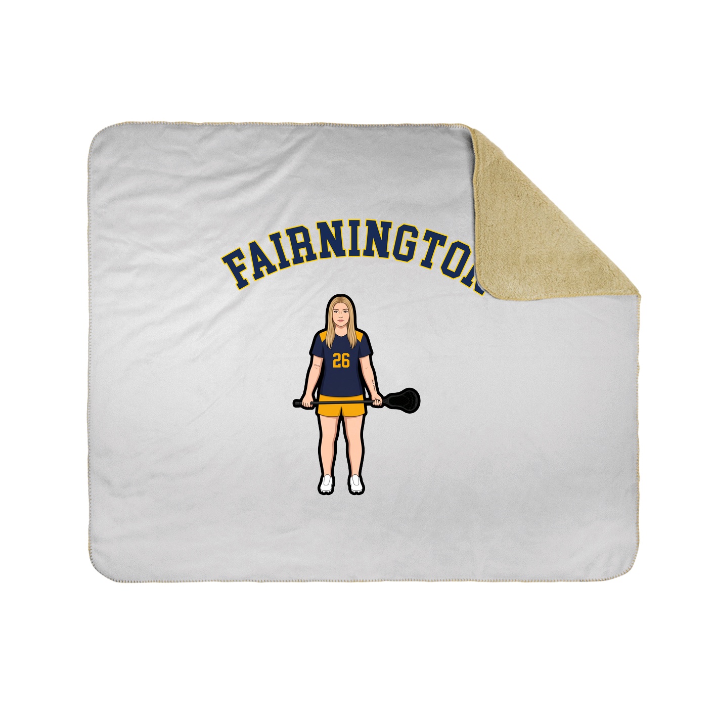 Throw Blanket — Shirsey Arch in White
