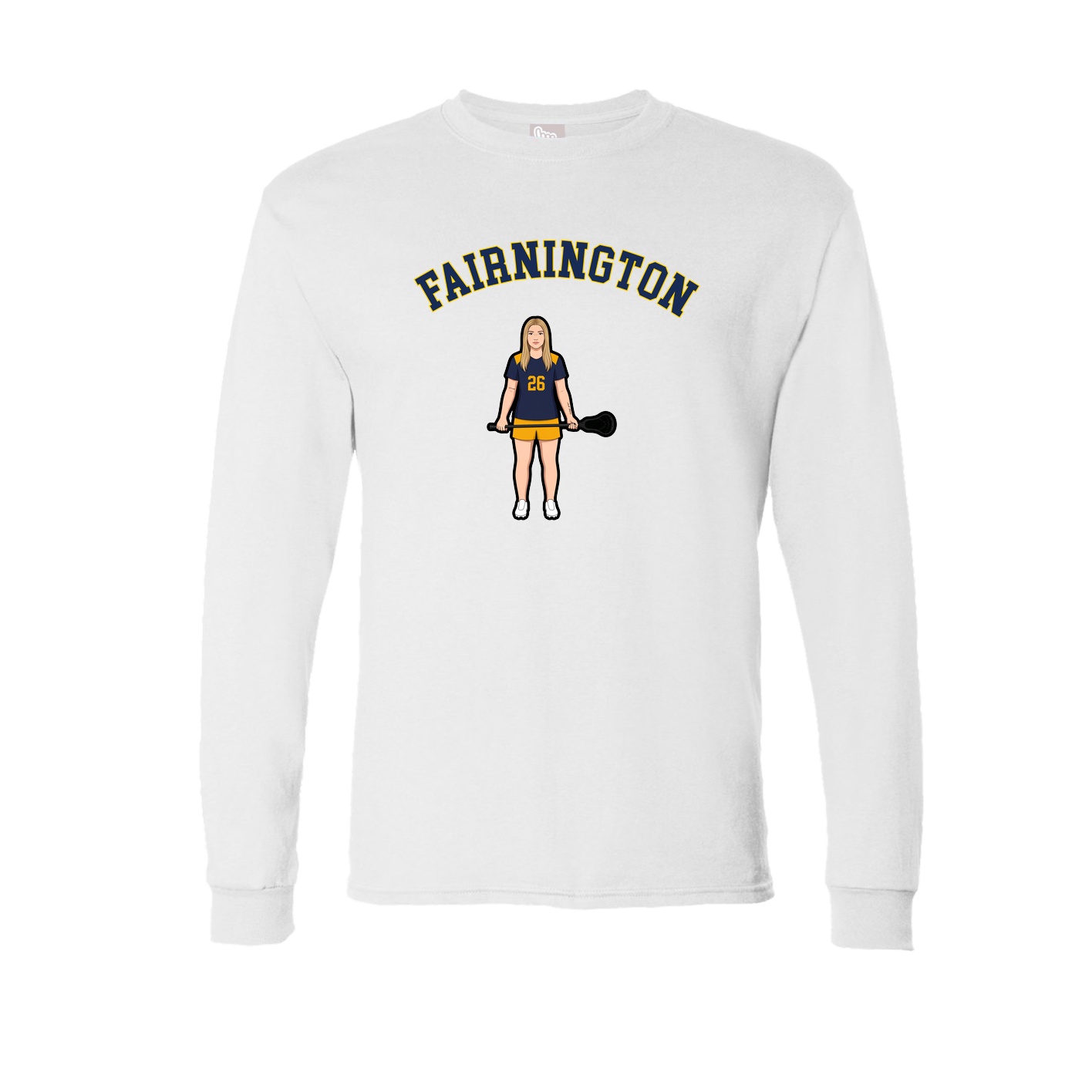 Long Sleeve Tee — Shirsey Arch in White