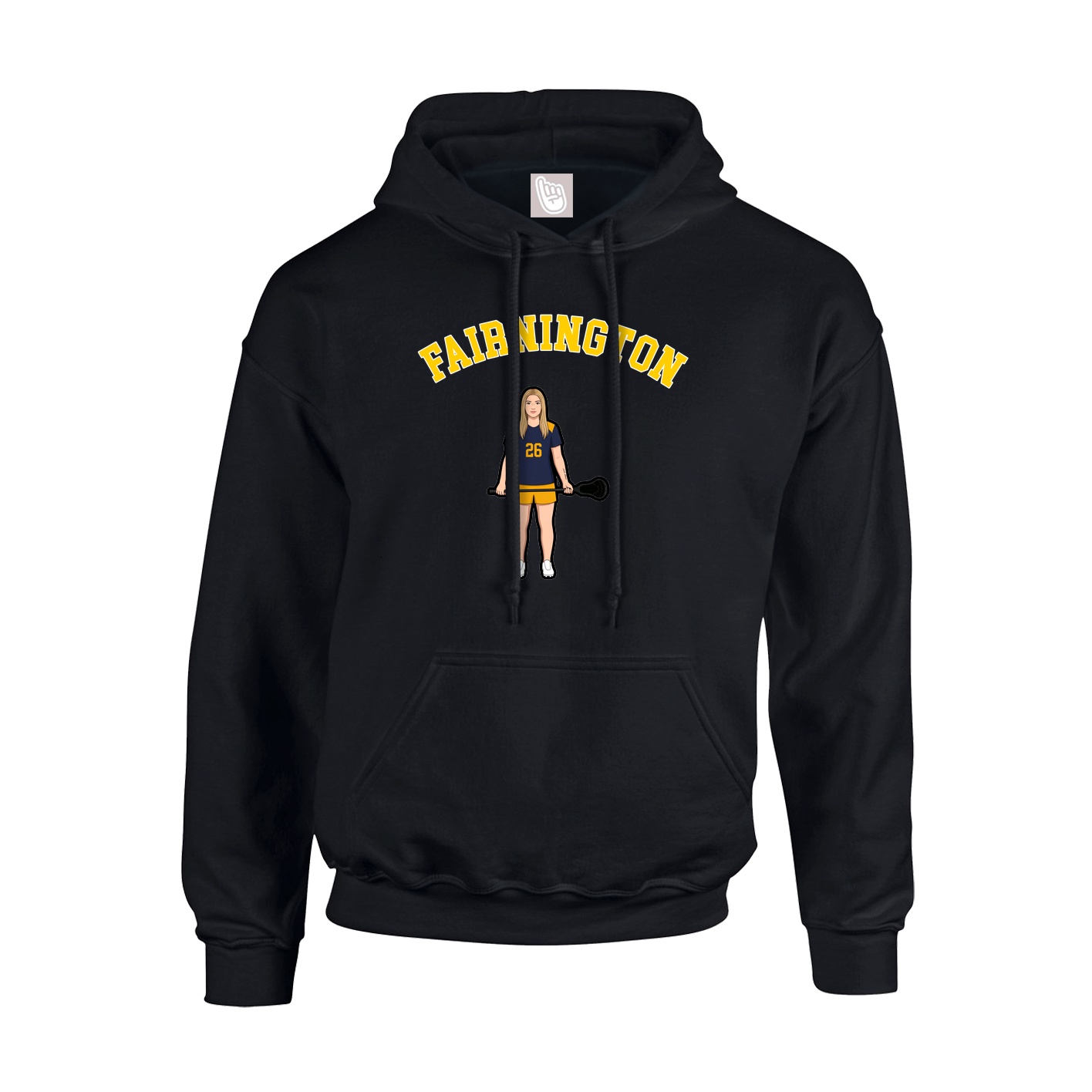 Youth Hoodie — Shirsey Arch in Black