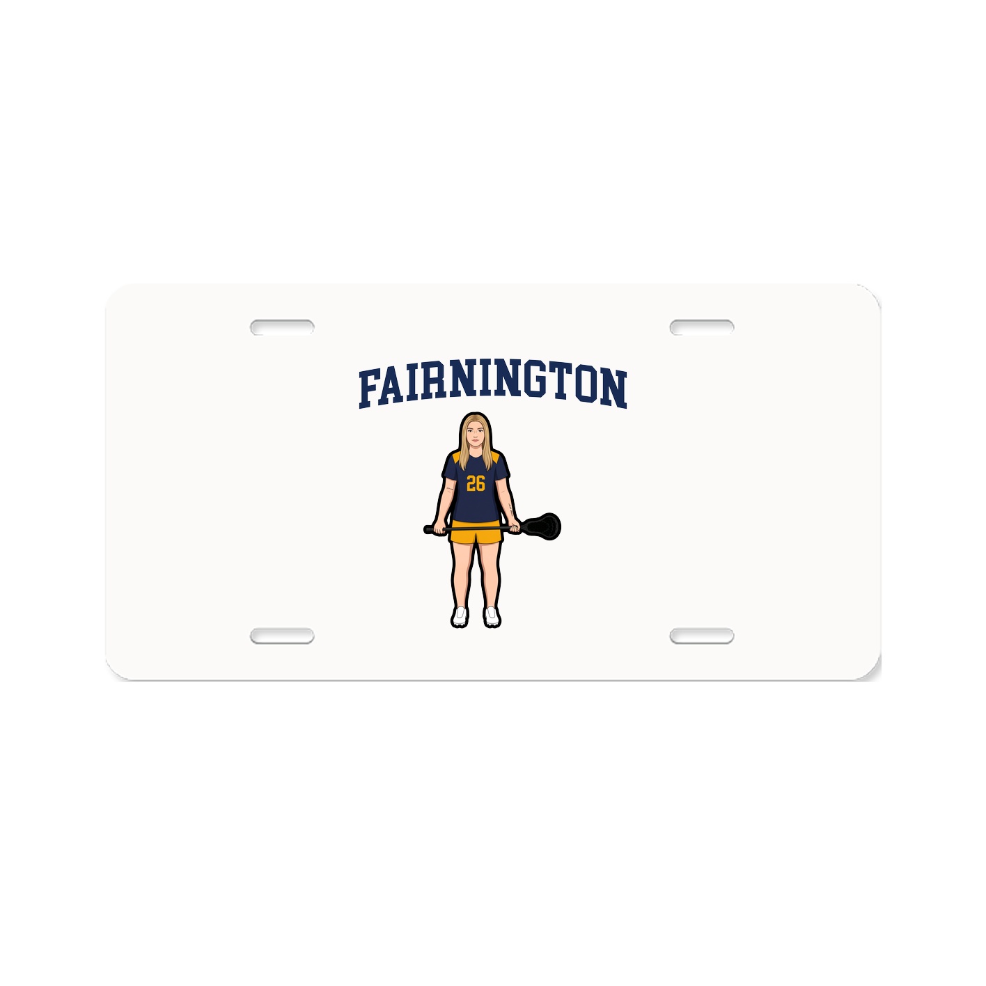 License Plate — Shirsey in Classic