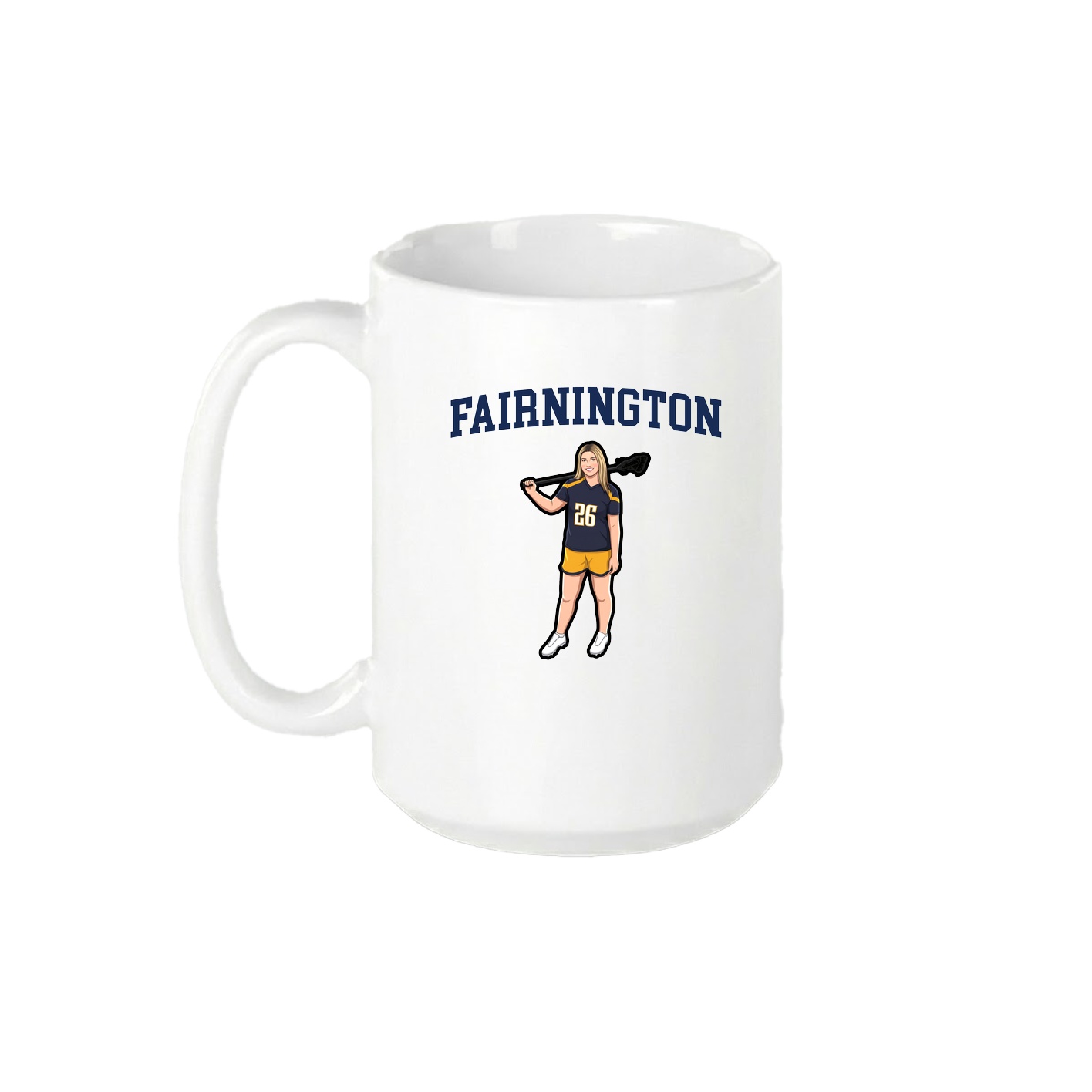 15oz Coffee Mug — Shirsey in White