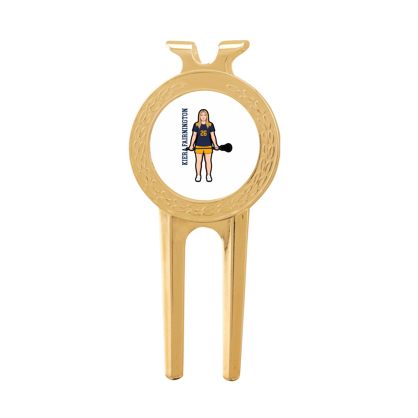 Divot Tool with Ball Marker — Name Vertical in Classic