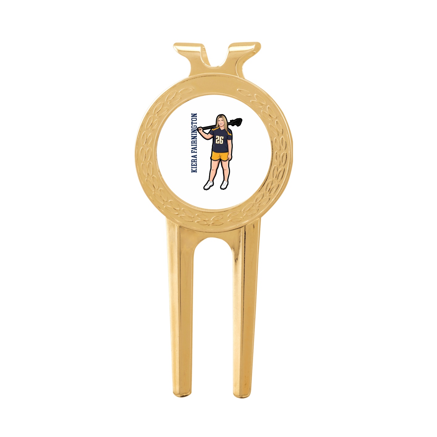 Divot Tool with Ball Marker — Name Vertical in Classic