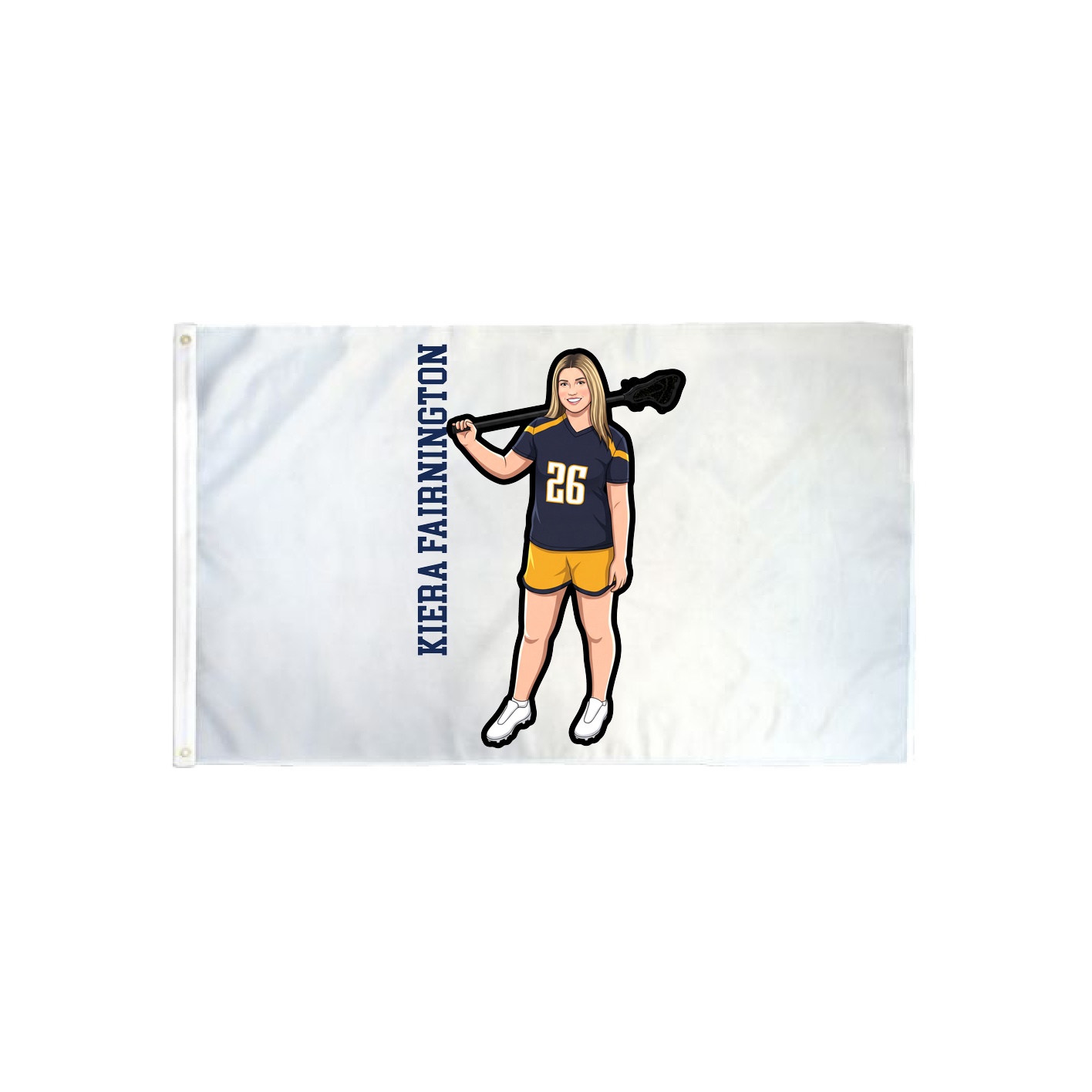 3x5 Flag — Name Vertical in Classic