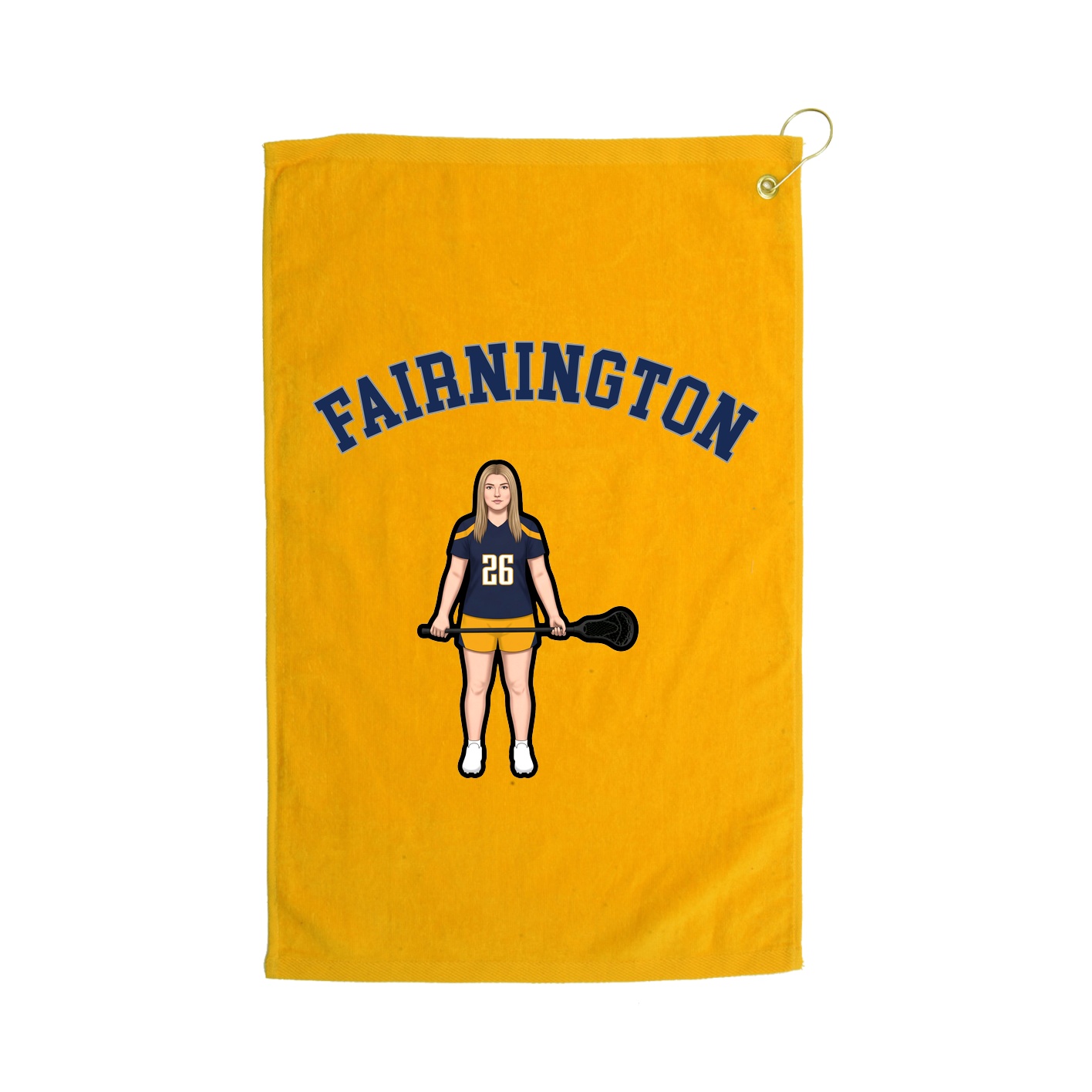 Golf Towel — Shirsey Arch in Gold
