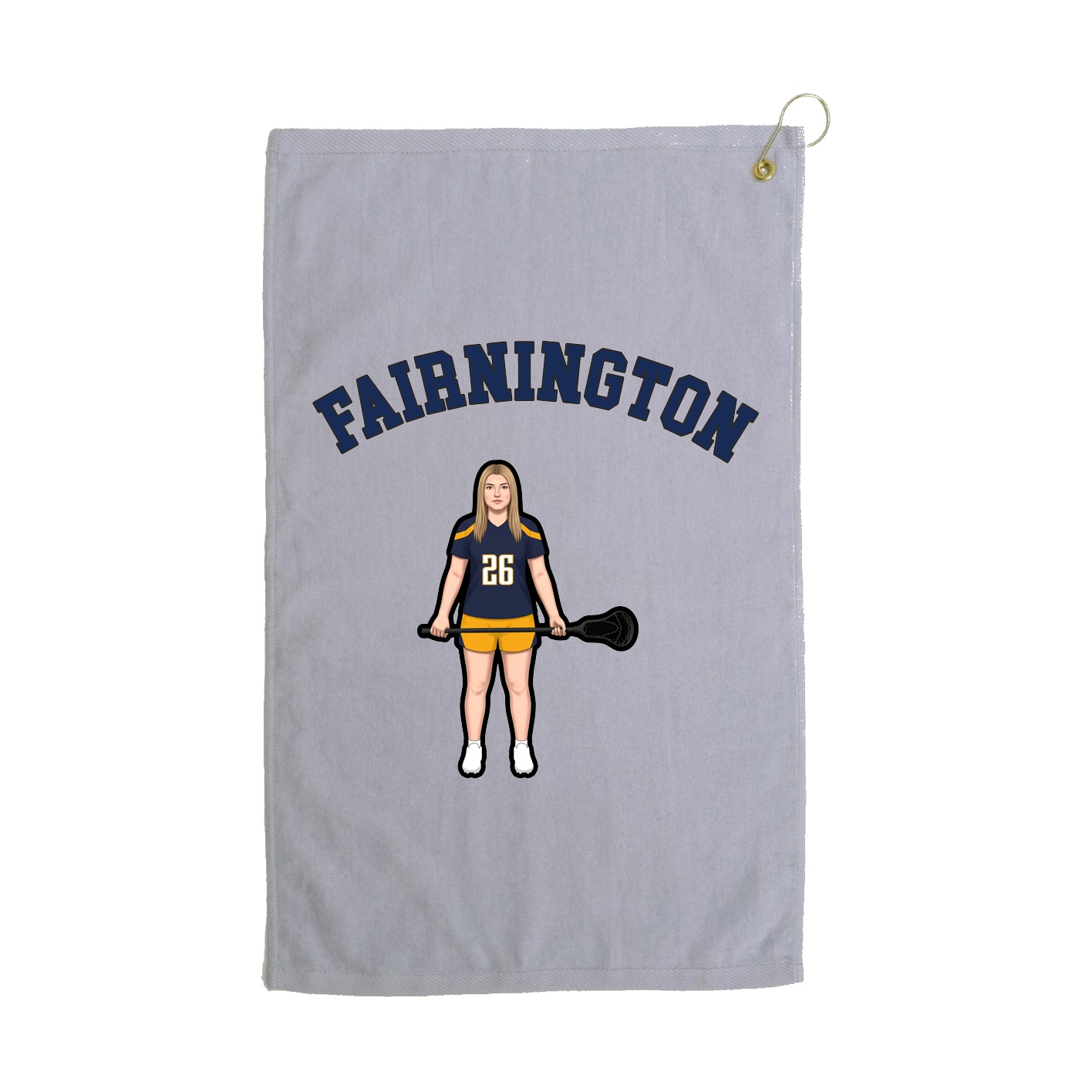 Golf Towel — Shirsey Arch in Grey