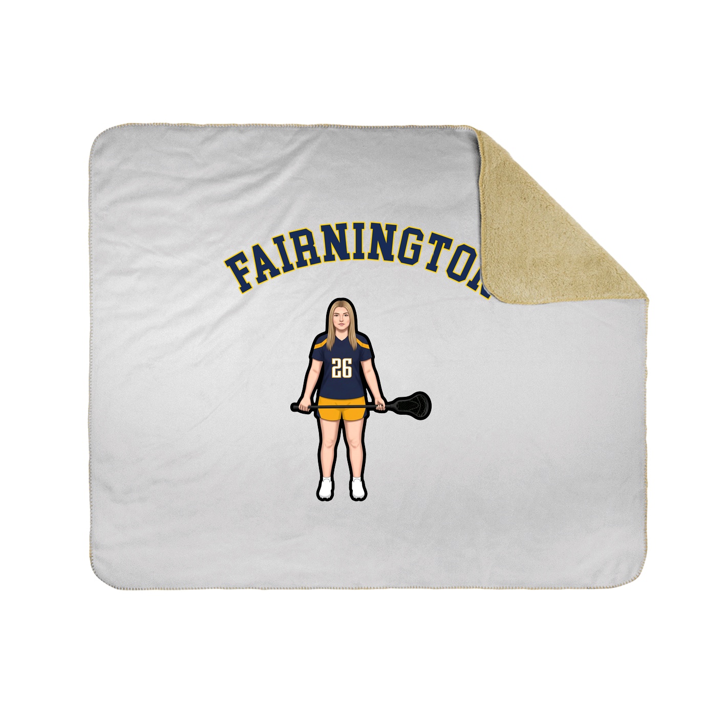 Throw Blanket — Shirsey Arch in White