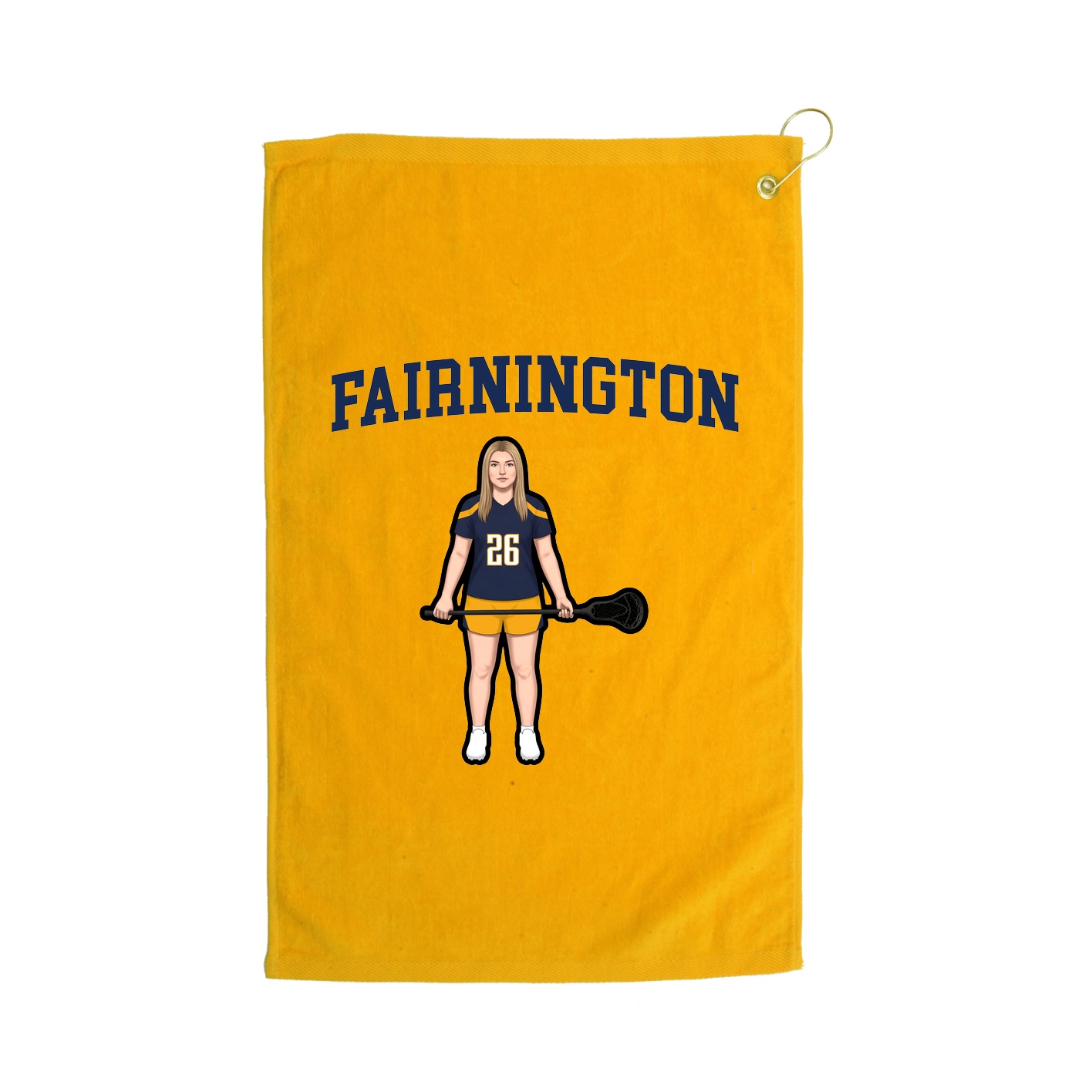 Golf Towel — Shirsey in Gold
