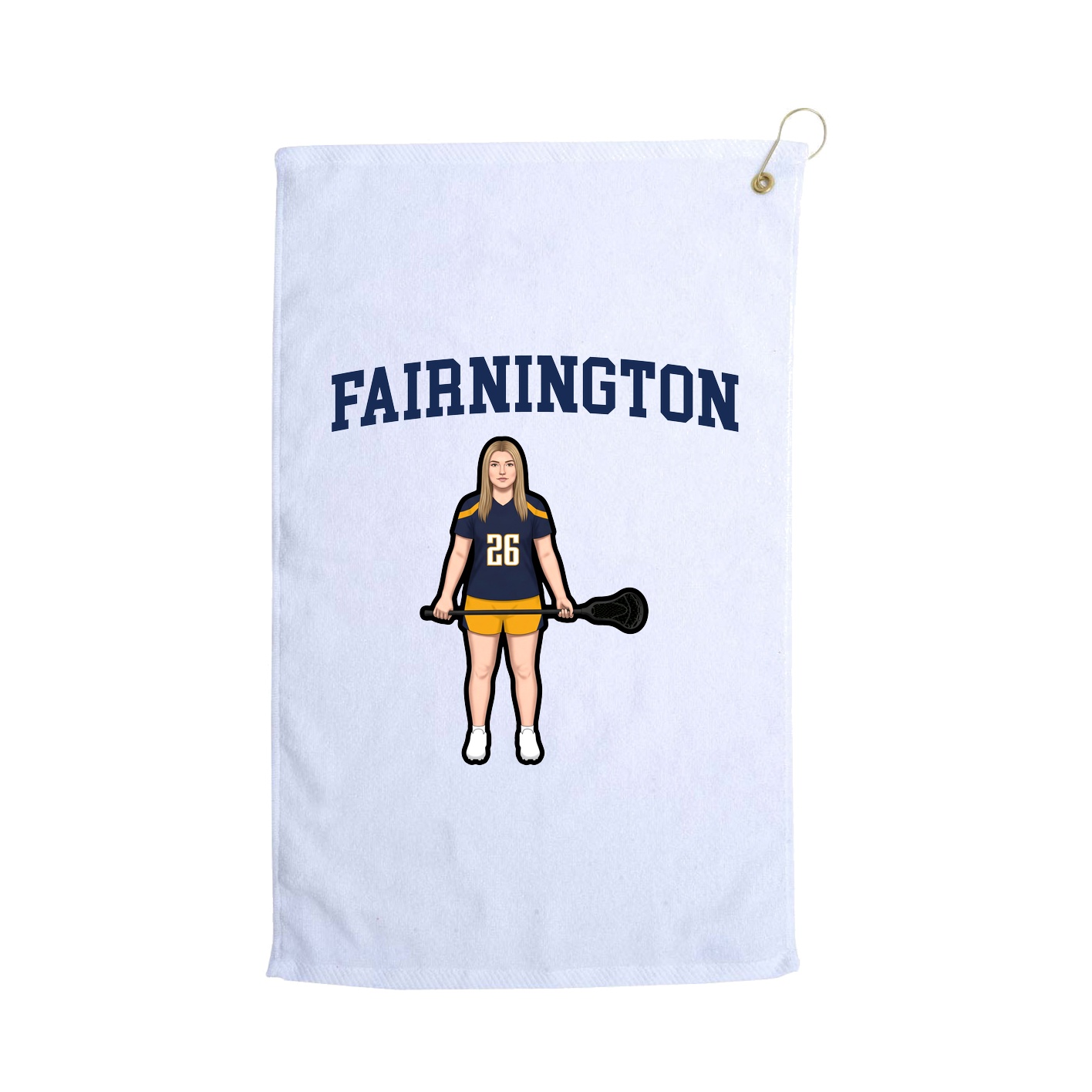 Golf Towel — Shirsey in White