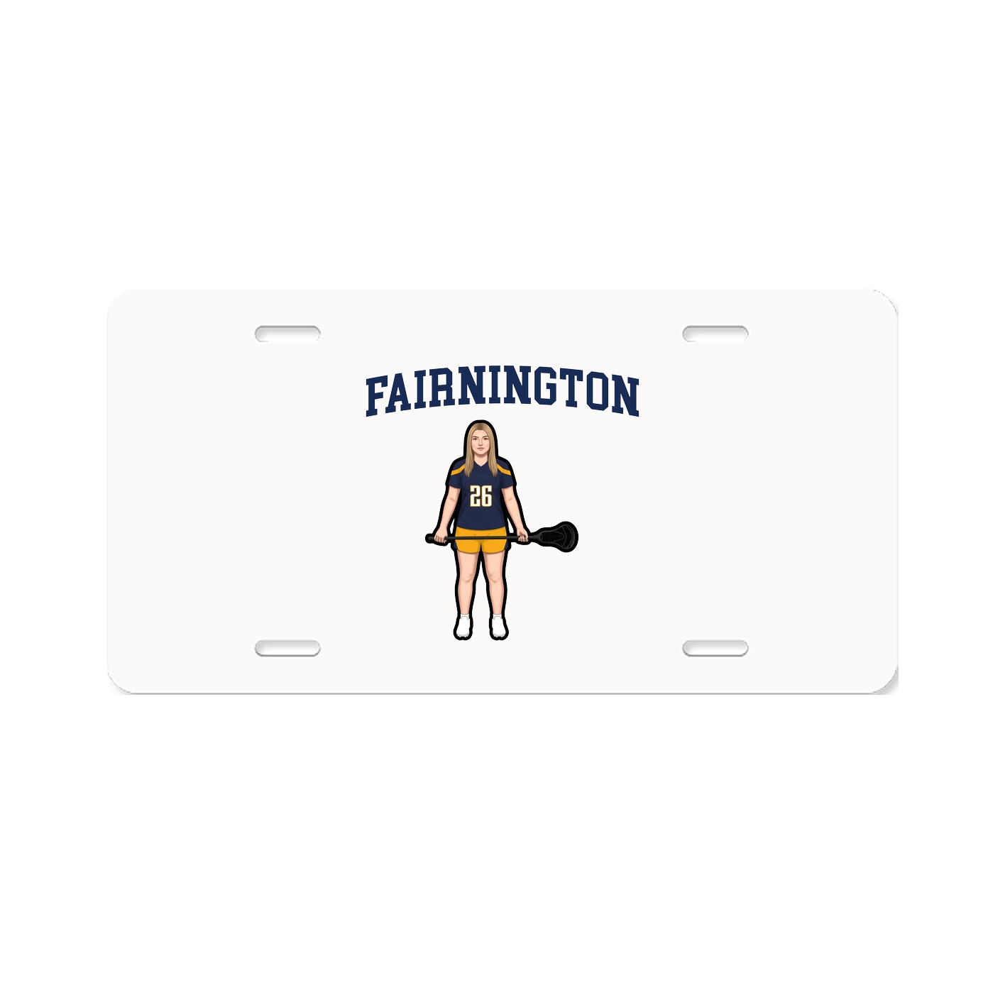 License Plate — Shirsey in Classic
