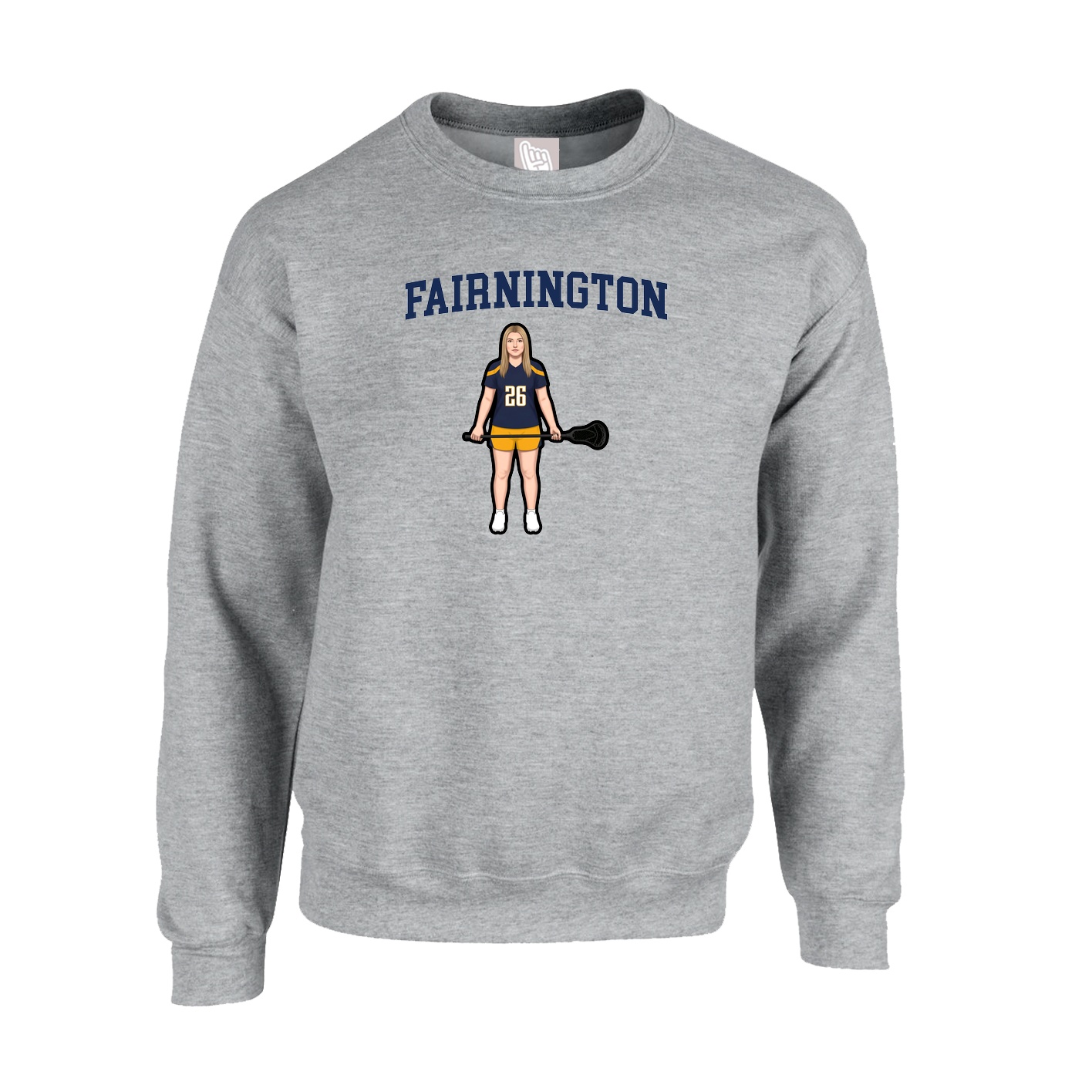 Fleece Crew — Shirsey in Grey