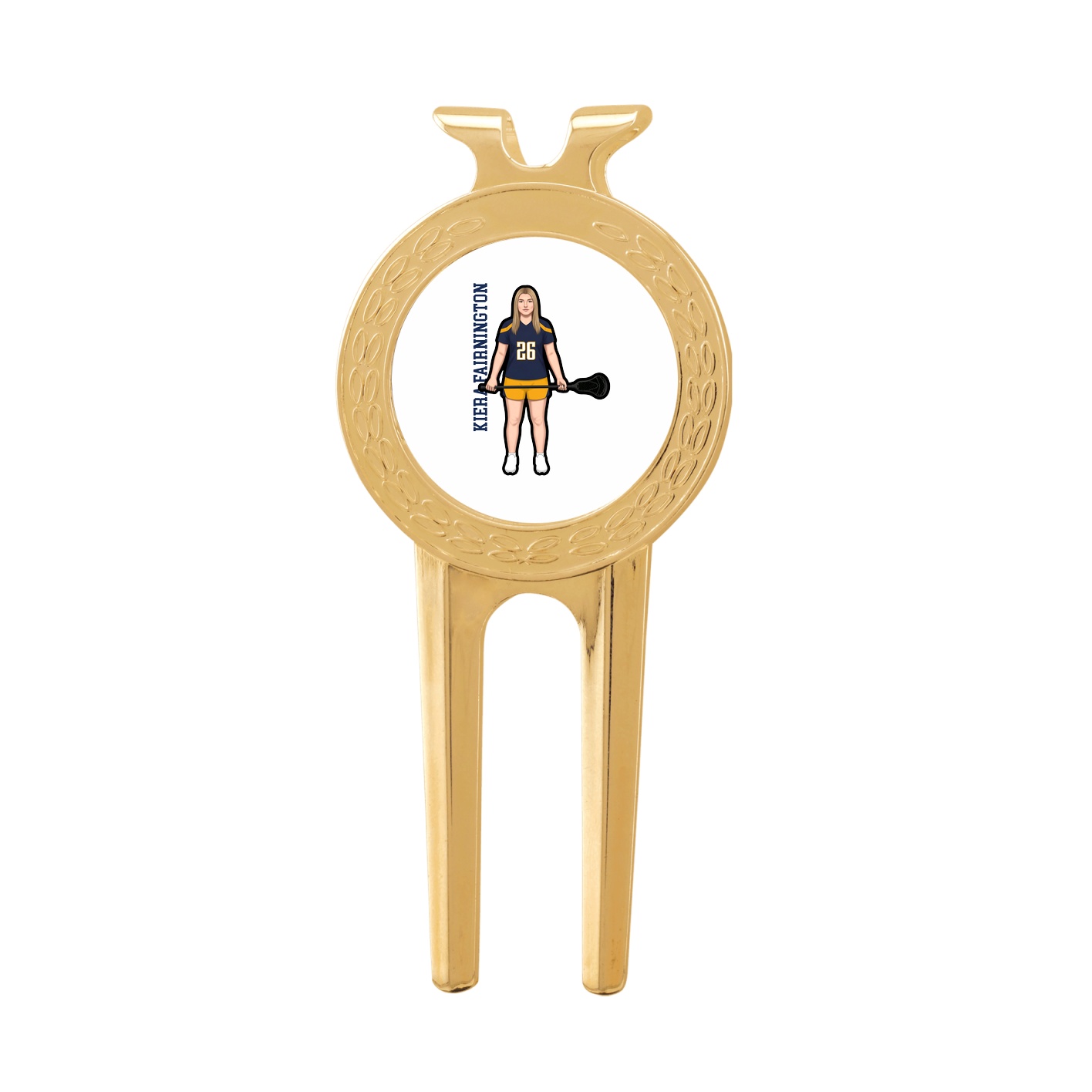 Divot Tool with Ball Marker — Name Vertical in Classic