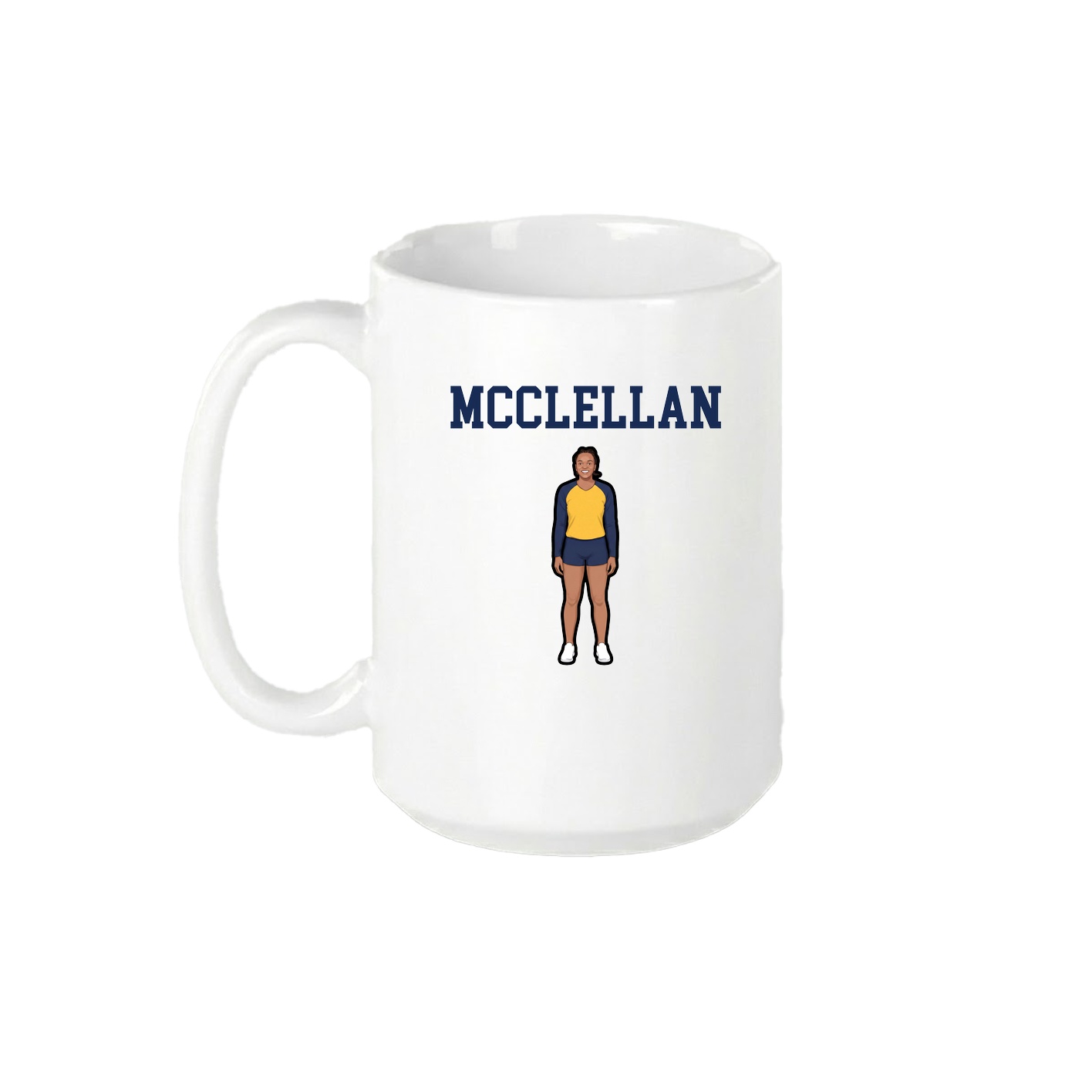 15oz Coffee Mug — Shirsey in White