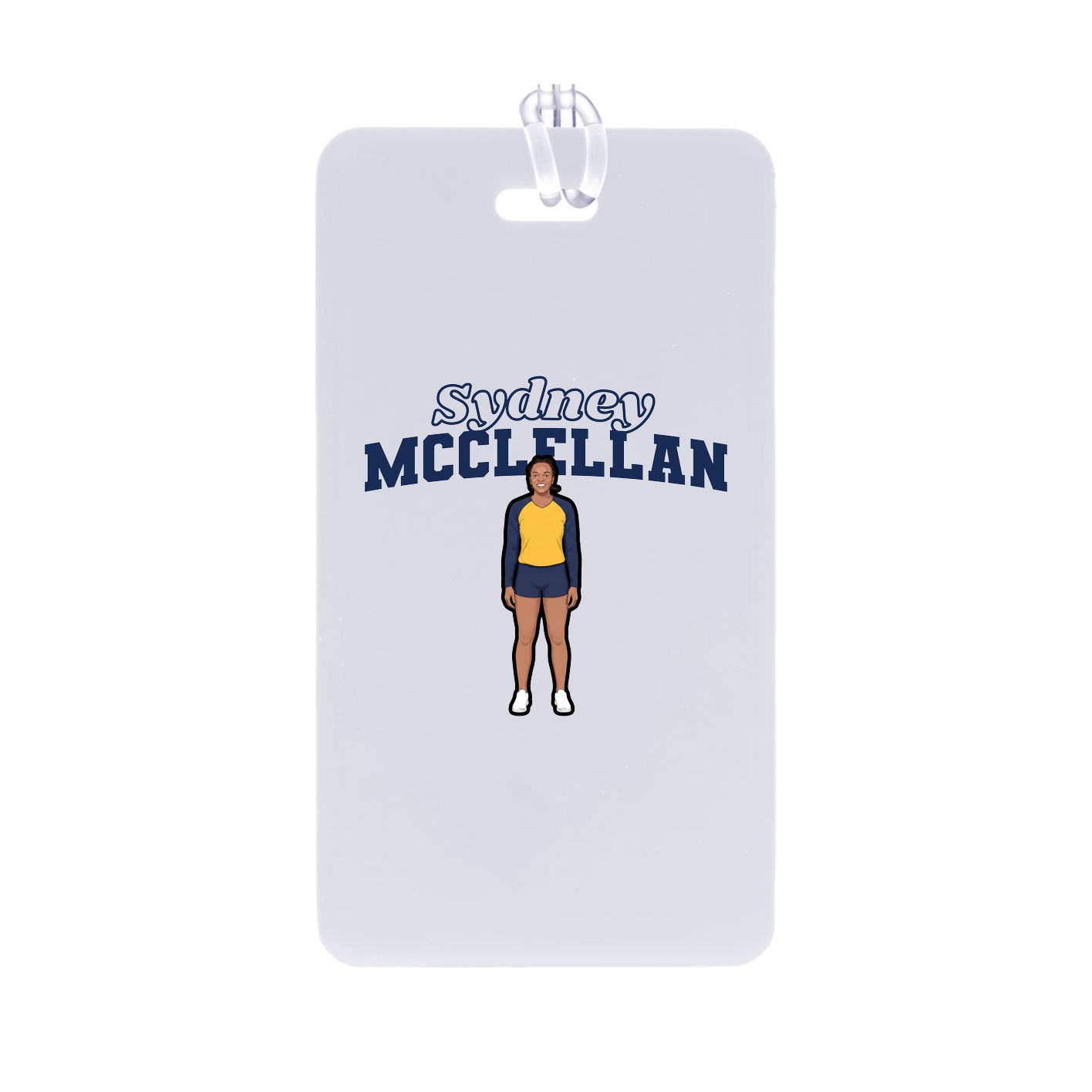 Bag Tag — Name Arch in Classic