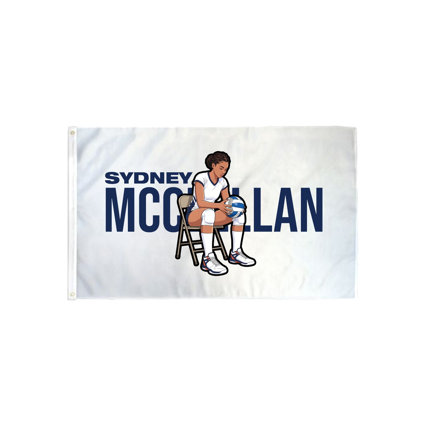 3x5 Flag — Player Name in Classic
