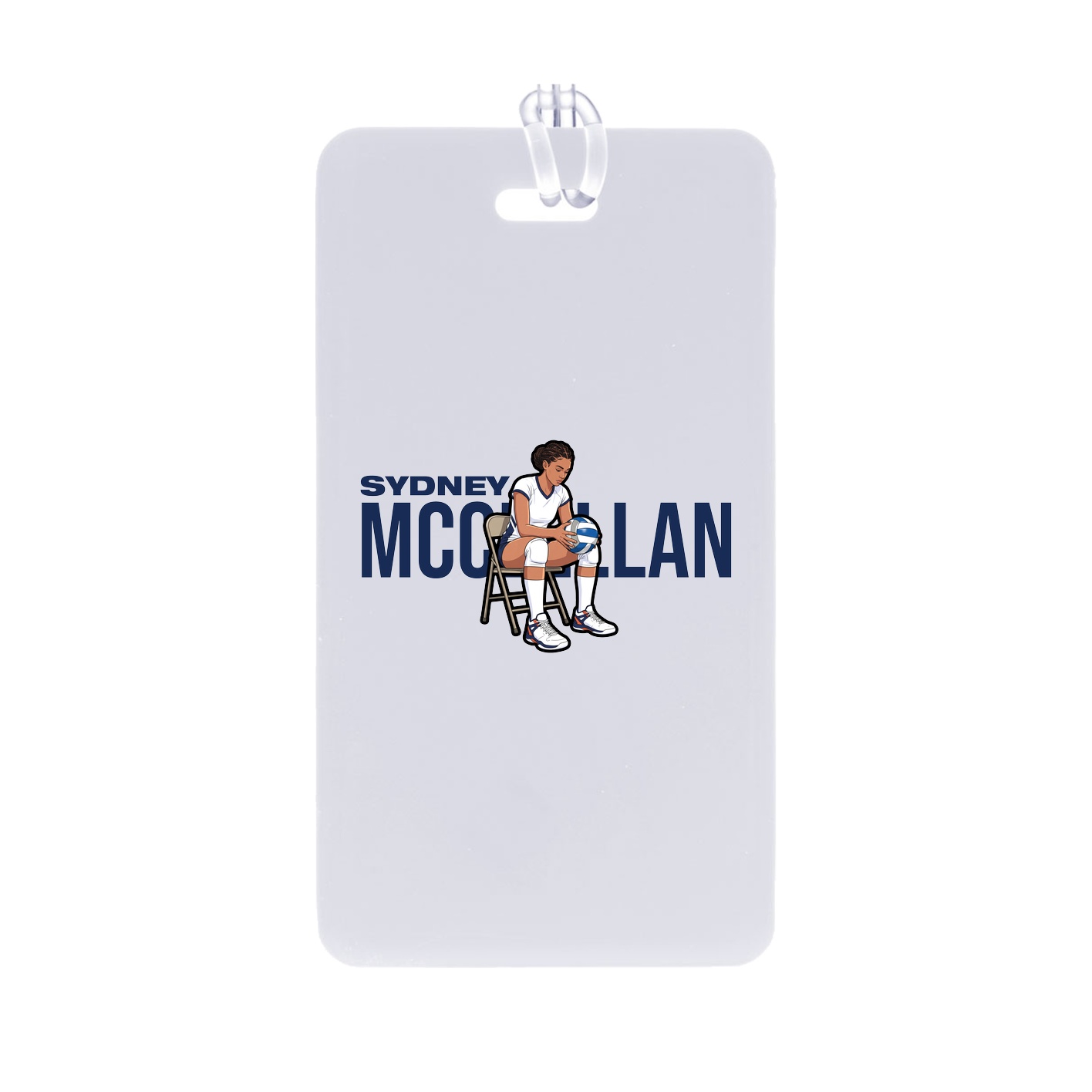 Bag Tag — Player Name in Classic